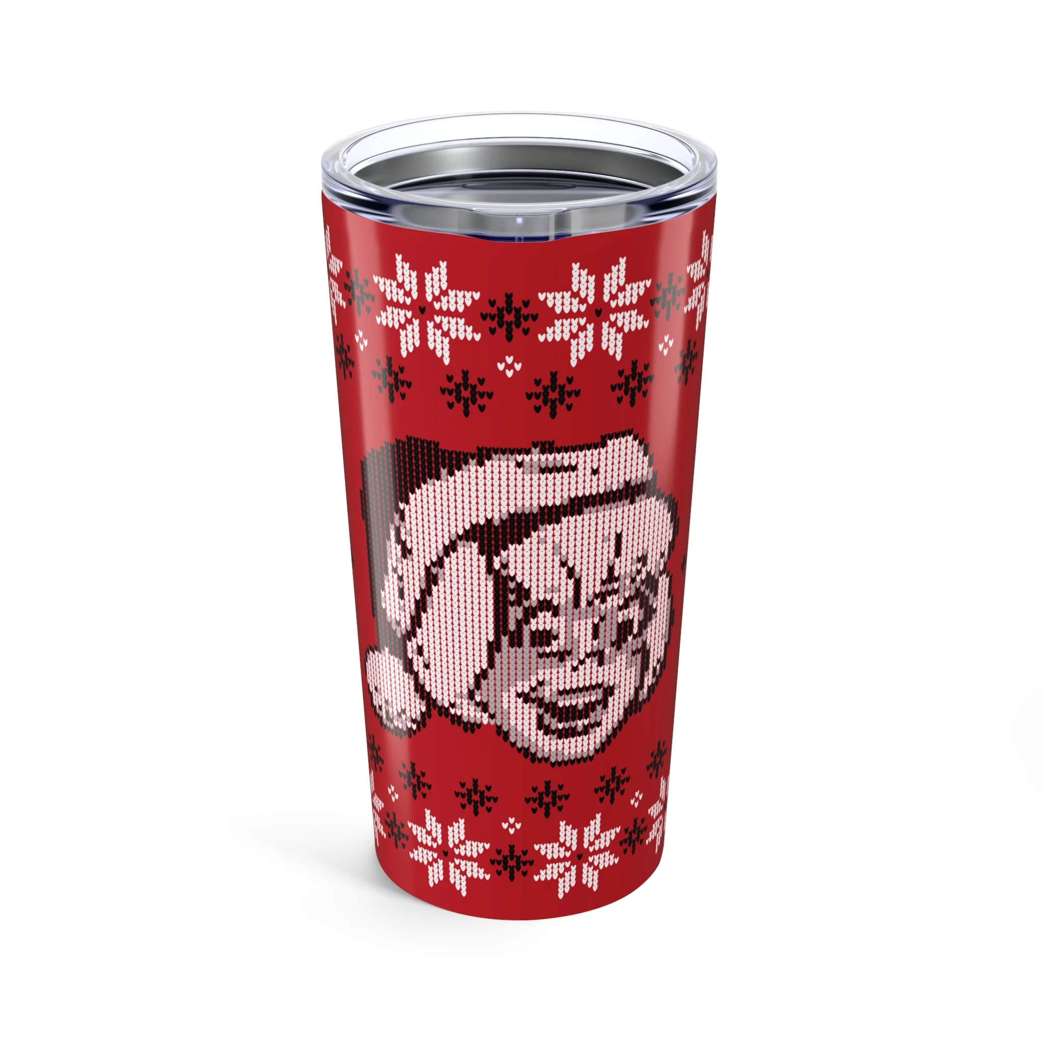 20oz Stainless Steel Tumbler - Sabrina the Teenage Witch Holiday Sweater Design