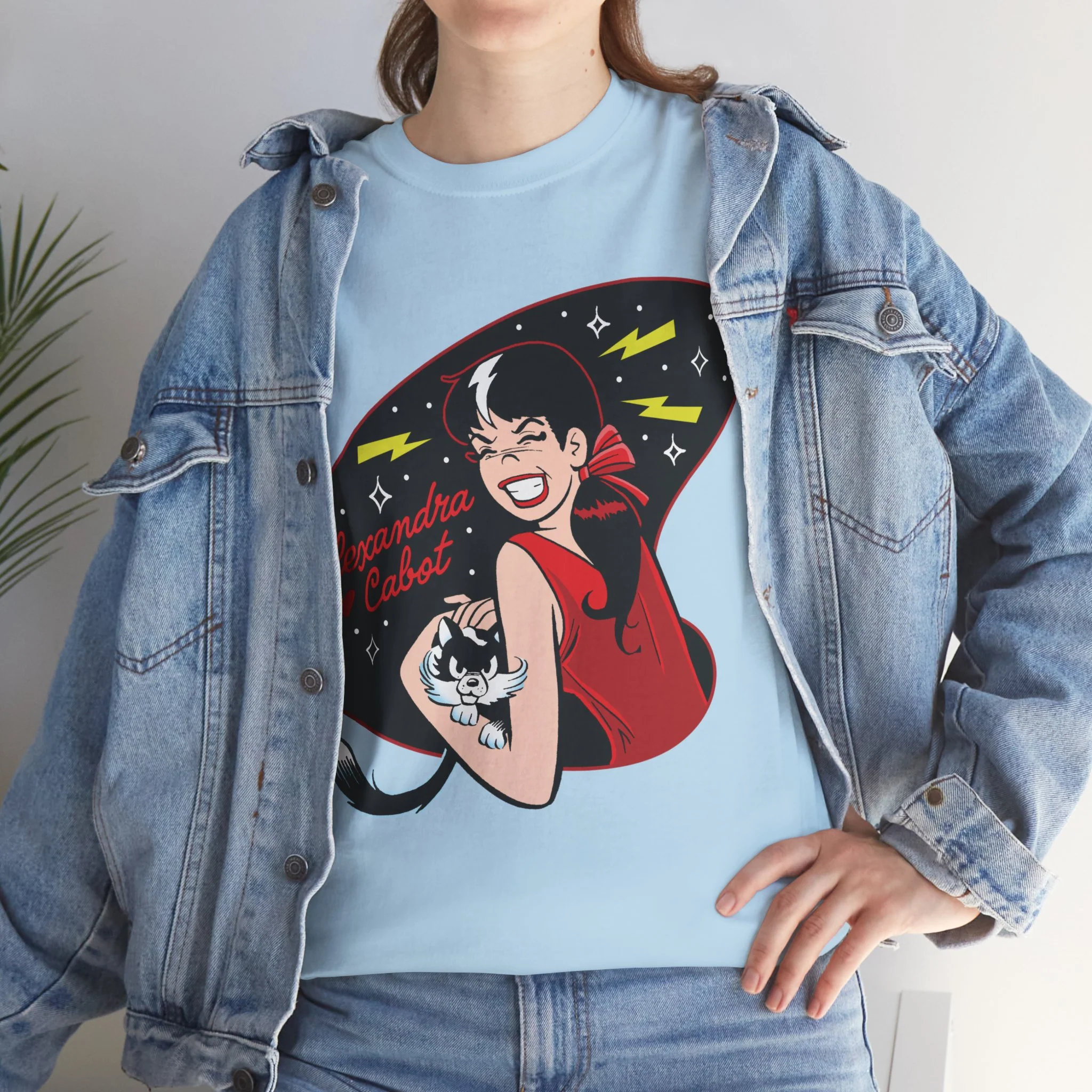 Alexandra Cabot Graphic T-Shirt (Unisex Heavy Cotton Tee) featuring Alexandra and Sebastian - Image 25