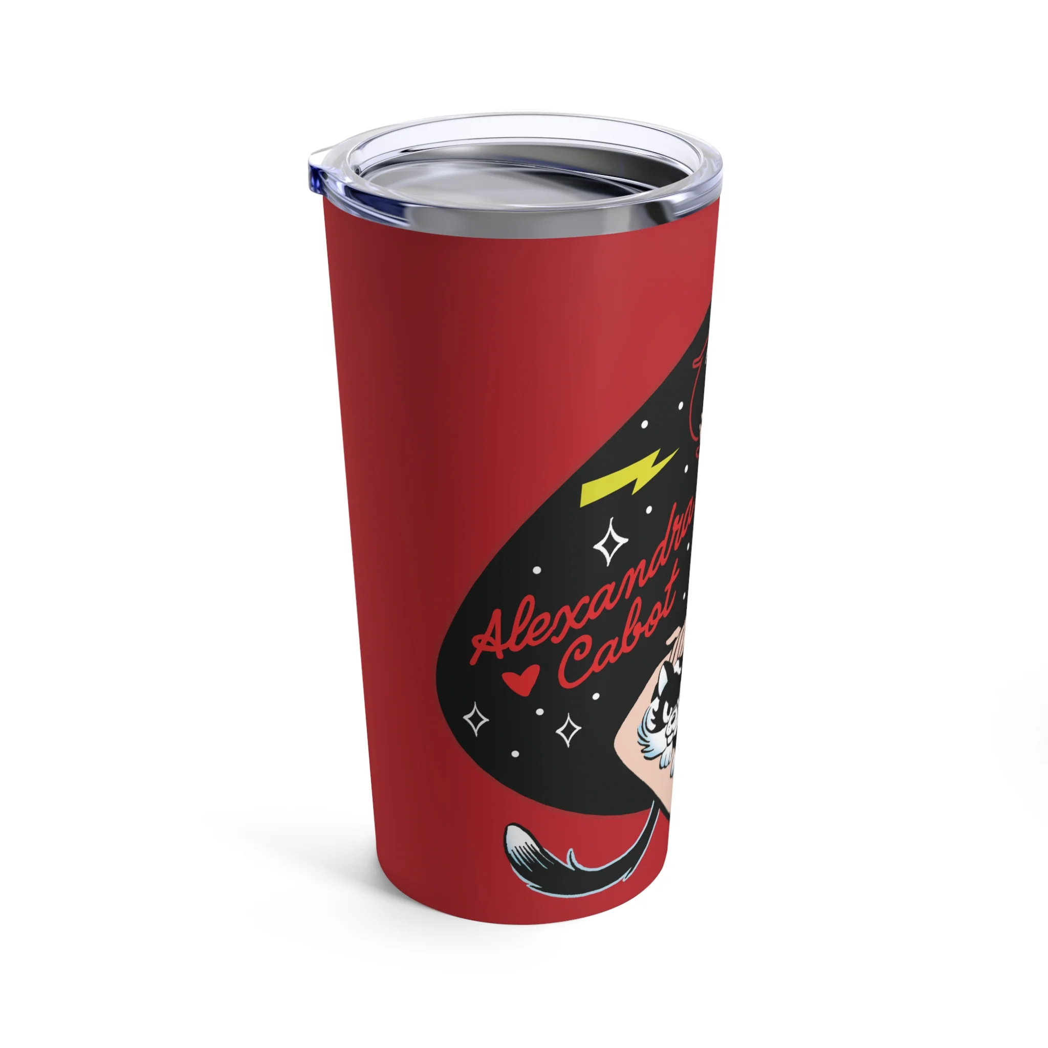 Alexandra Cabot Stainless Steal Tumbler 20oz featuring Alexandra and Sebastian - Image 3