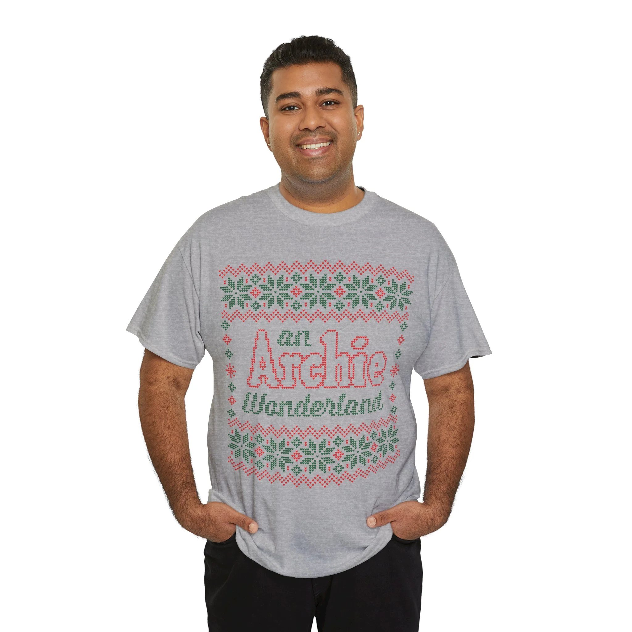 An Archie Wonderland Sweater Design Graphic Tee (Unisex Heavy Cotton Tee) - Image 15
