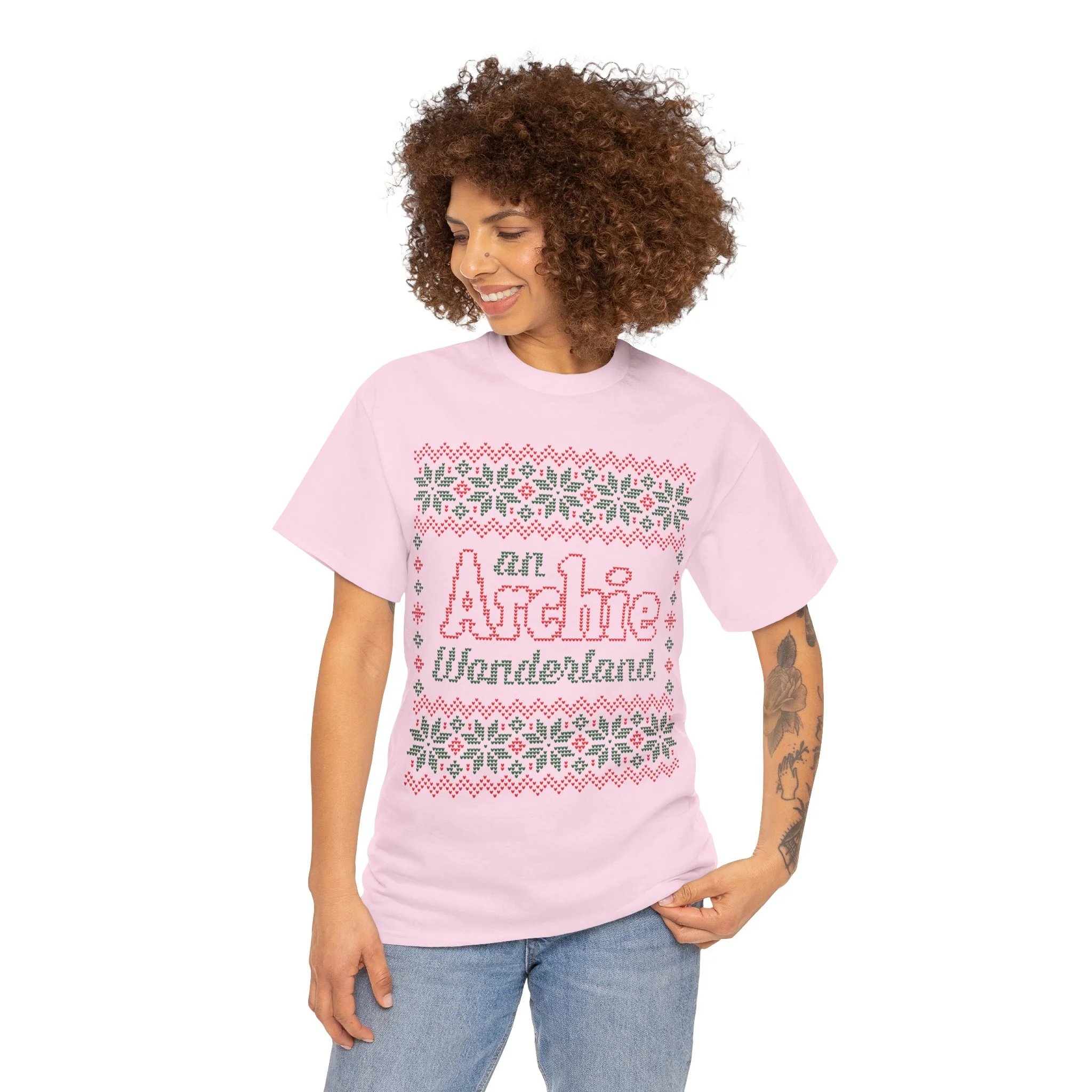 An Archie Wonderland Sweater Design Graphic Tee (Unisex Heavy Cotton Tee) - Image 32