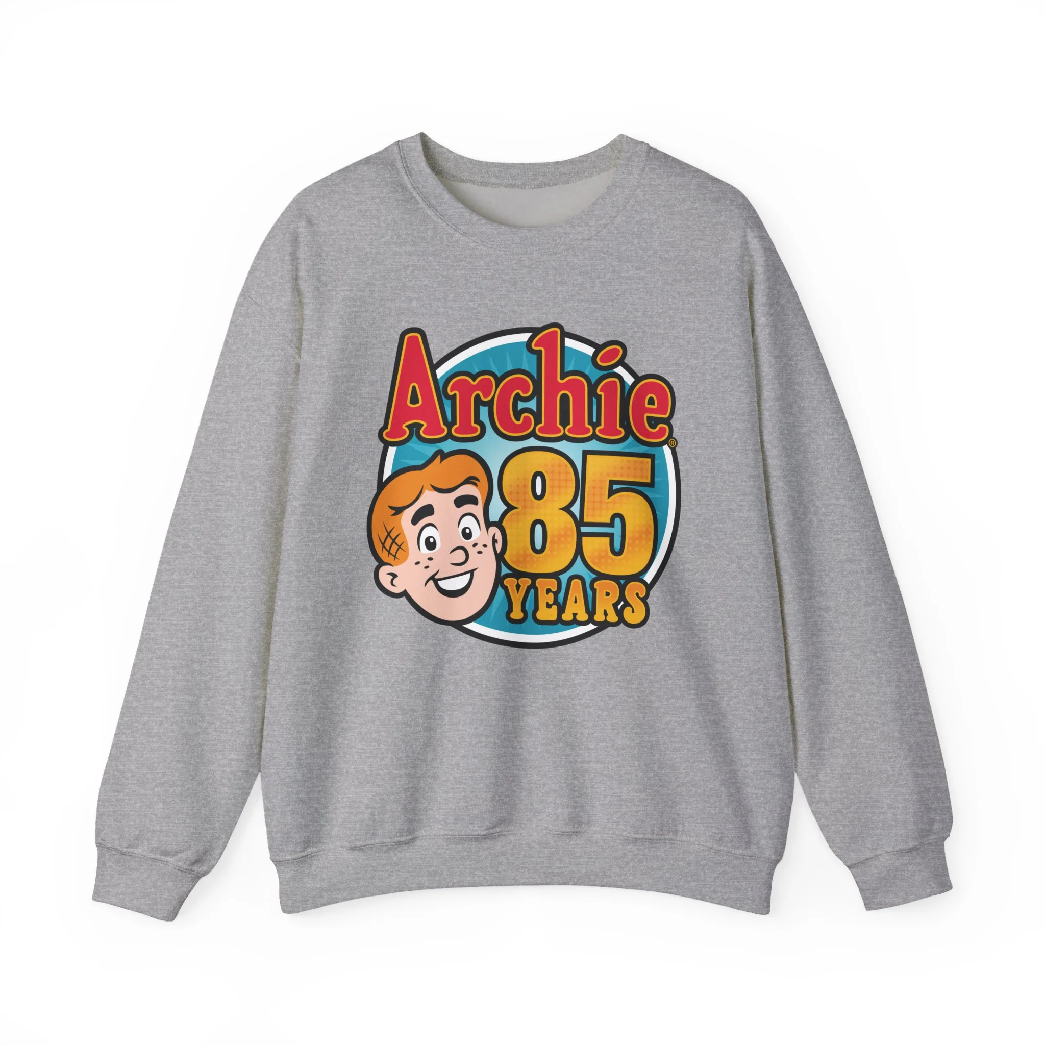 Archie 85th Anniversary Design Crewneck Sweatshirt (Unisex Heavy Blend) featuring Archie Andrews - Image 3
