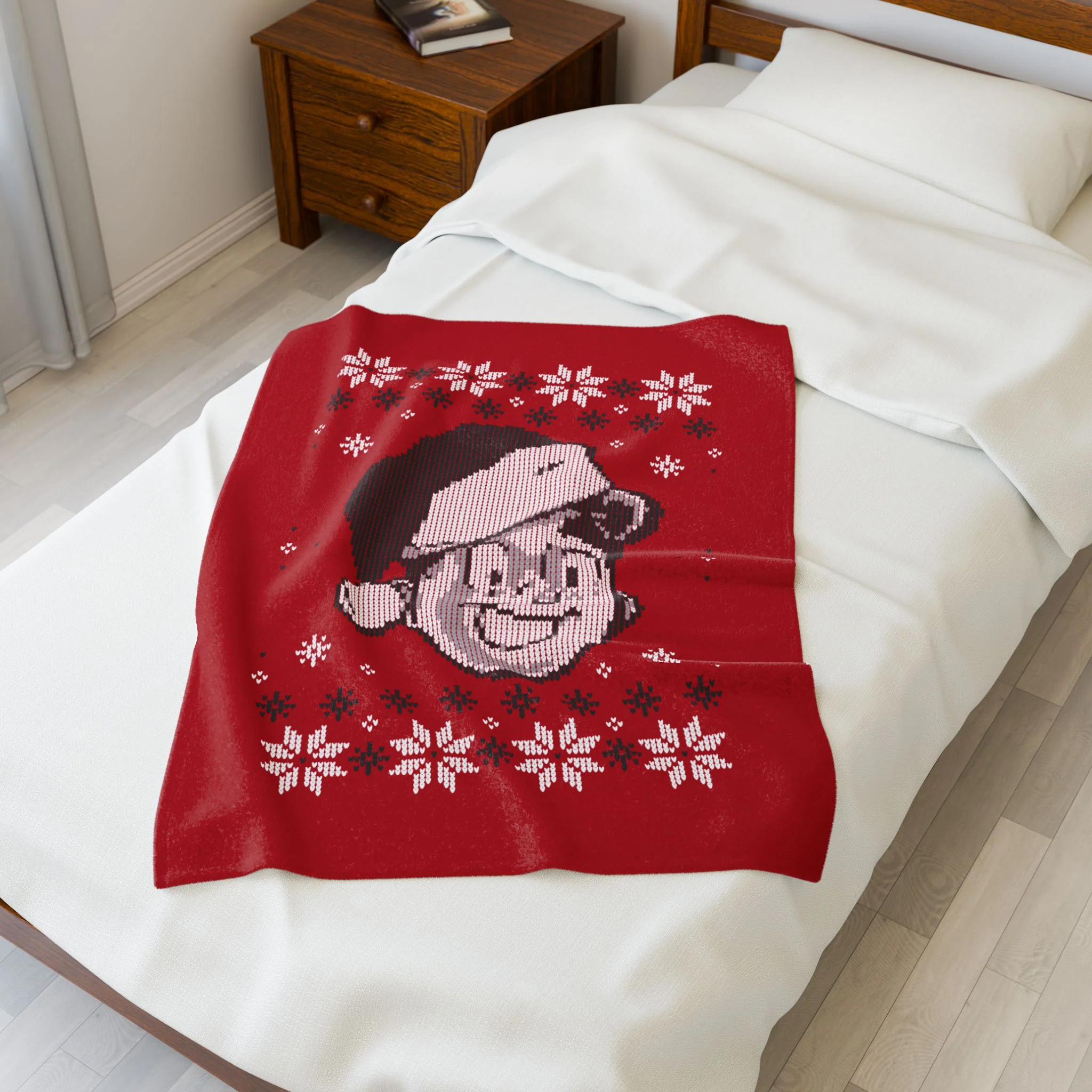 Archie Andrews Holiday Sweater Design Velveteen Plush Blanket (Available in 3 Sizes) - Image 5