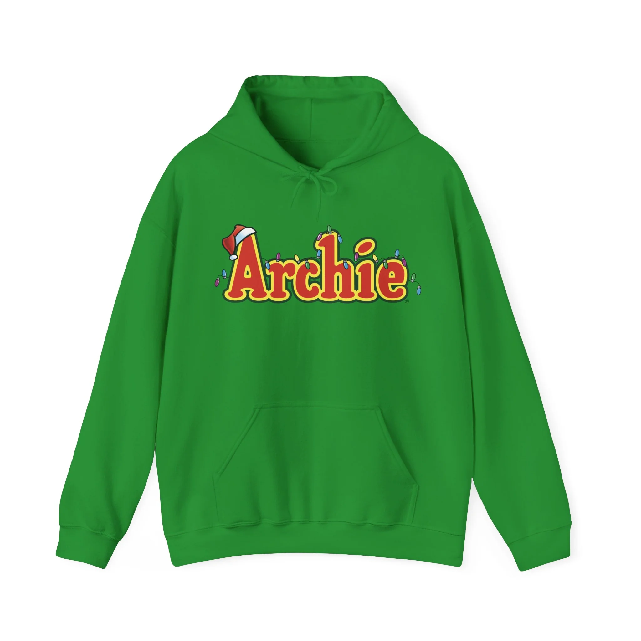 Archie Christmas Ornaments Design Unisex Heavy Blend™ Hooded Sweatshirt with Front & Back Printing - Image 8