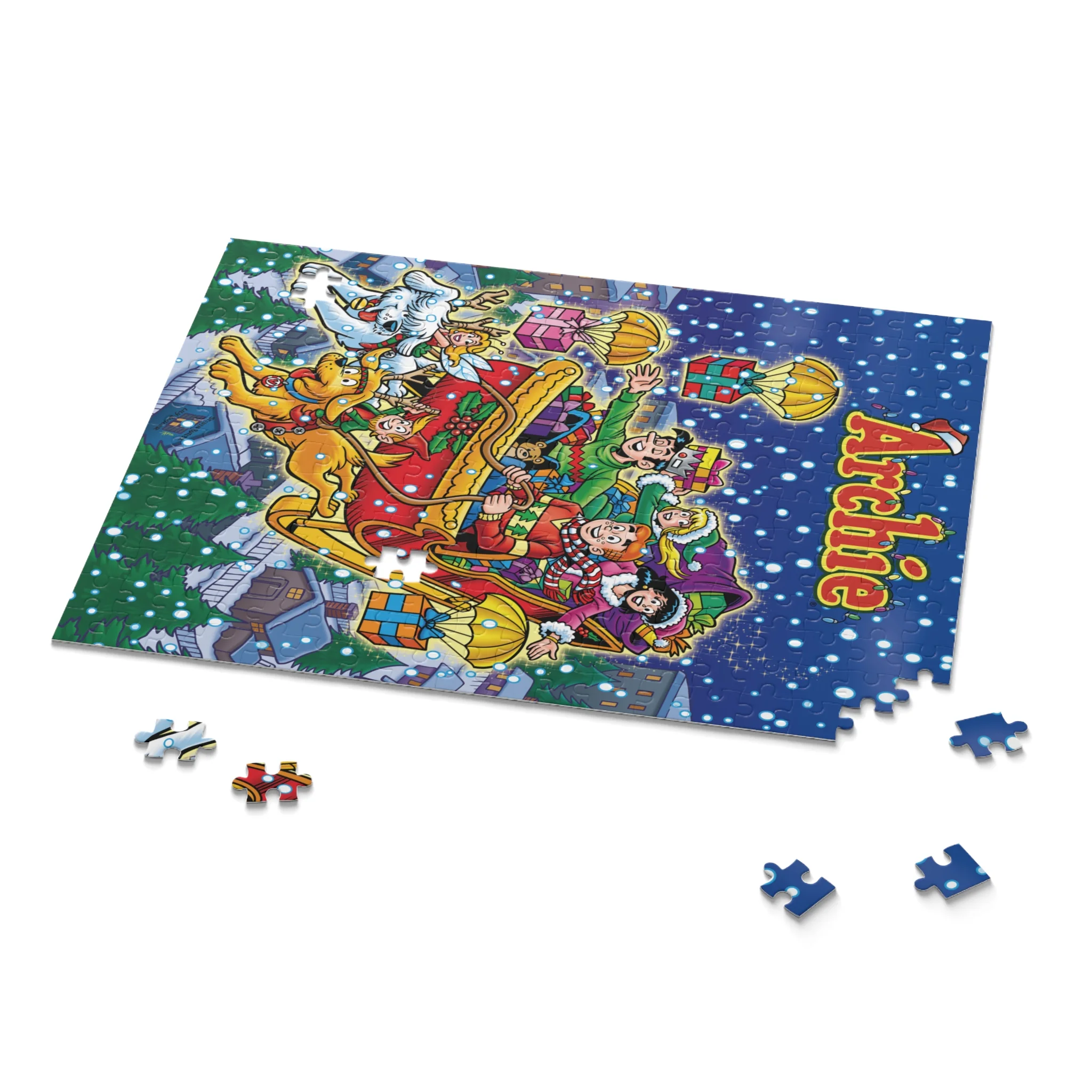 Archie Christmas Spectacular Puzzle (120, 252, 500-Piece) featuring Archie, Betty, Veronica, and Jughead - Image 5
