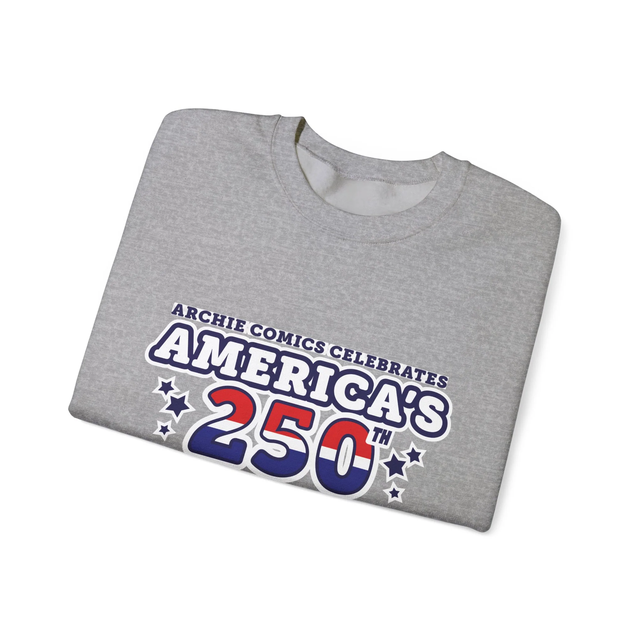 Archie Comics Celebrates America's 250th Design Sweatshirt featuring Archie, Betty and Veronica - Image 10