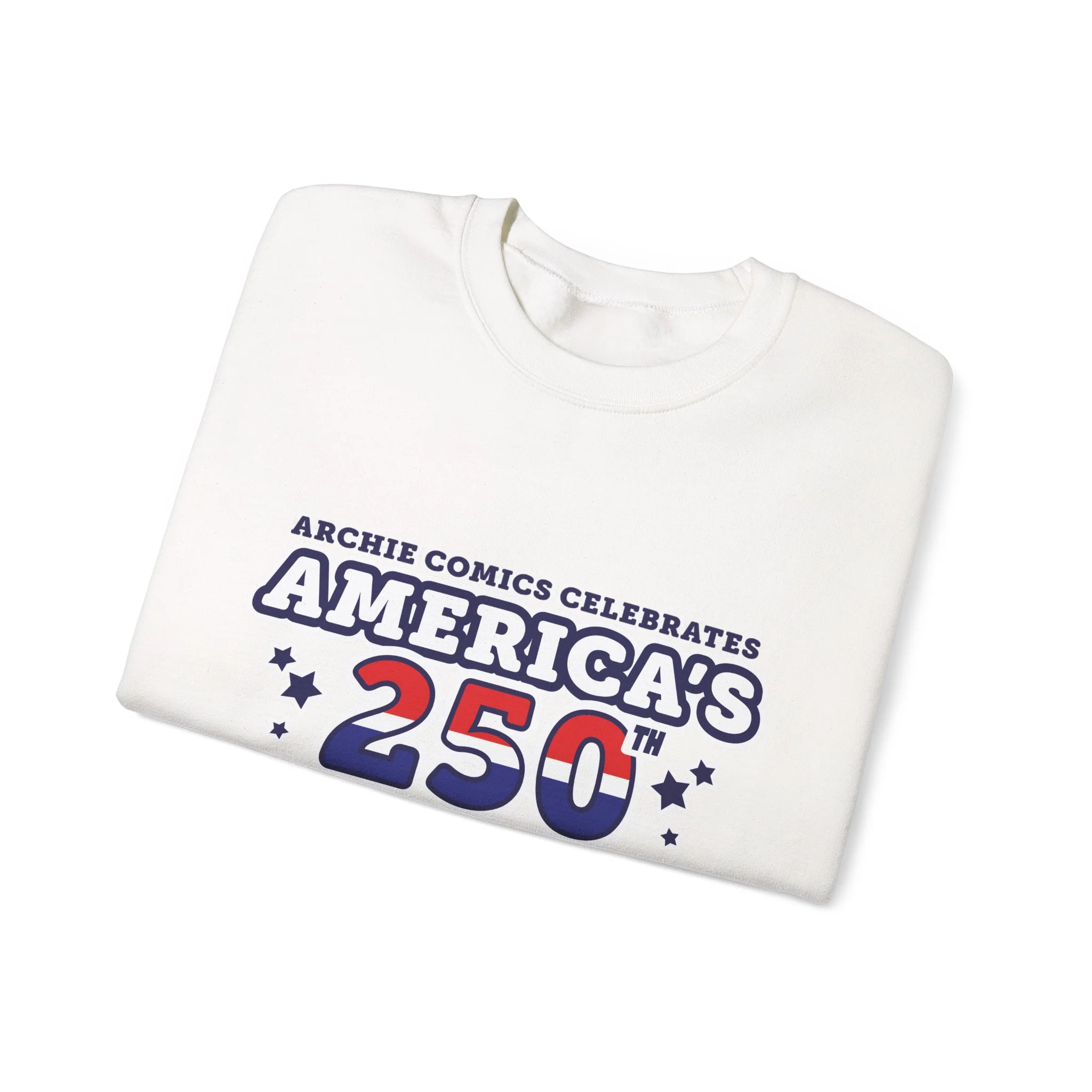 Archie Comics Celebrates America's 250th Design Sweatshirt featuring Archie, Betty and Veronica - Image 17