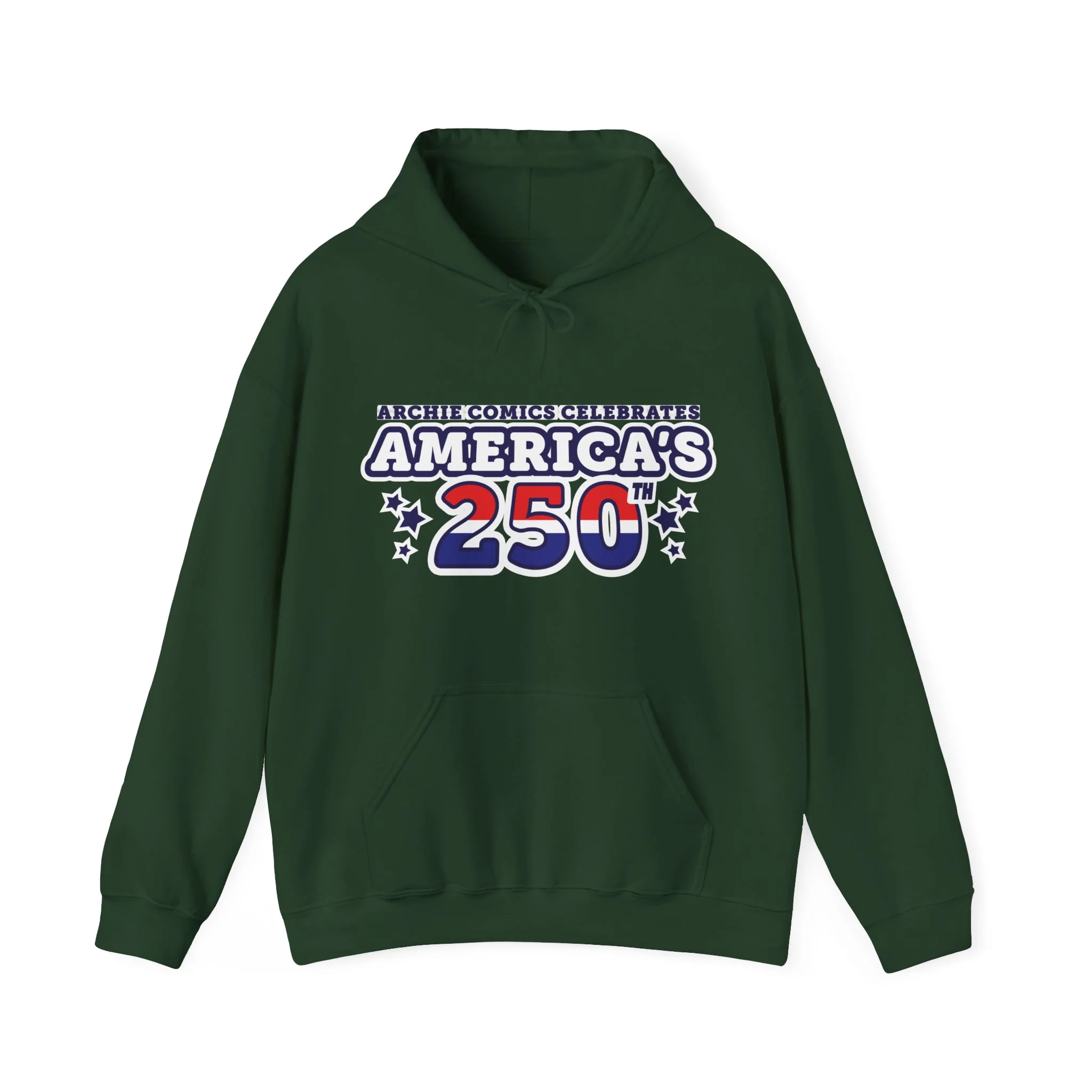 Archie Comics Celebrates America's 250th Design Unisex Heavy Blend™ Hooded Sweatshirt with Front & Back Printing - Image 11