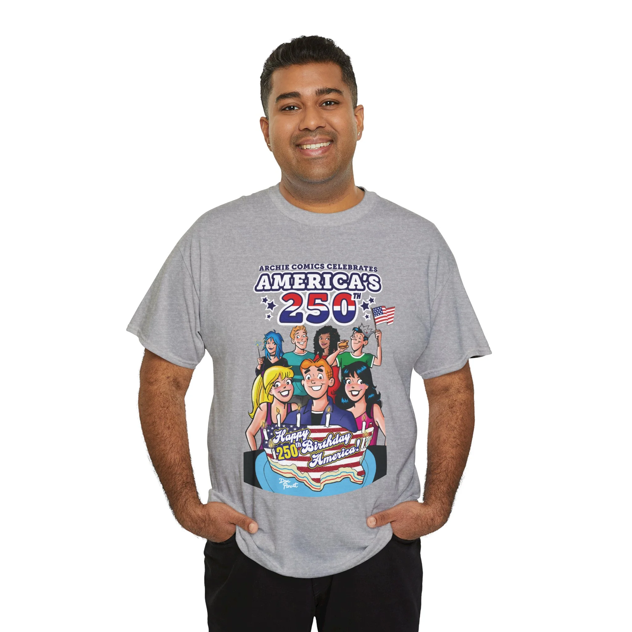 Archie Comics Celebrates America's 250th Graphic Tee (Unisex Heavy Cotton Tee) Featuring Archie, Betty, and Veronica - Image 16