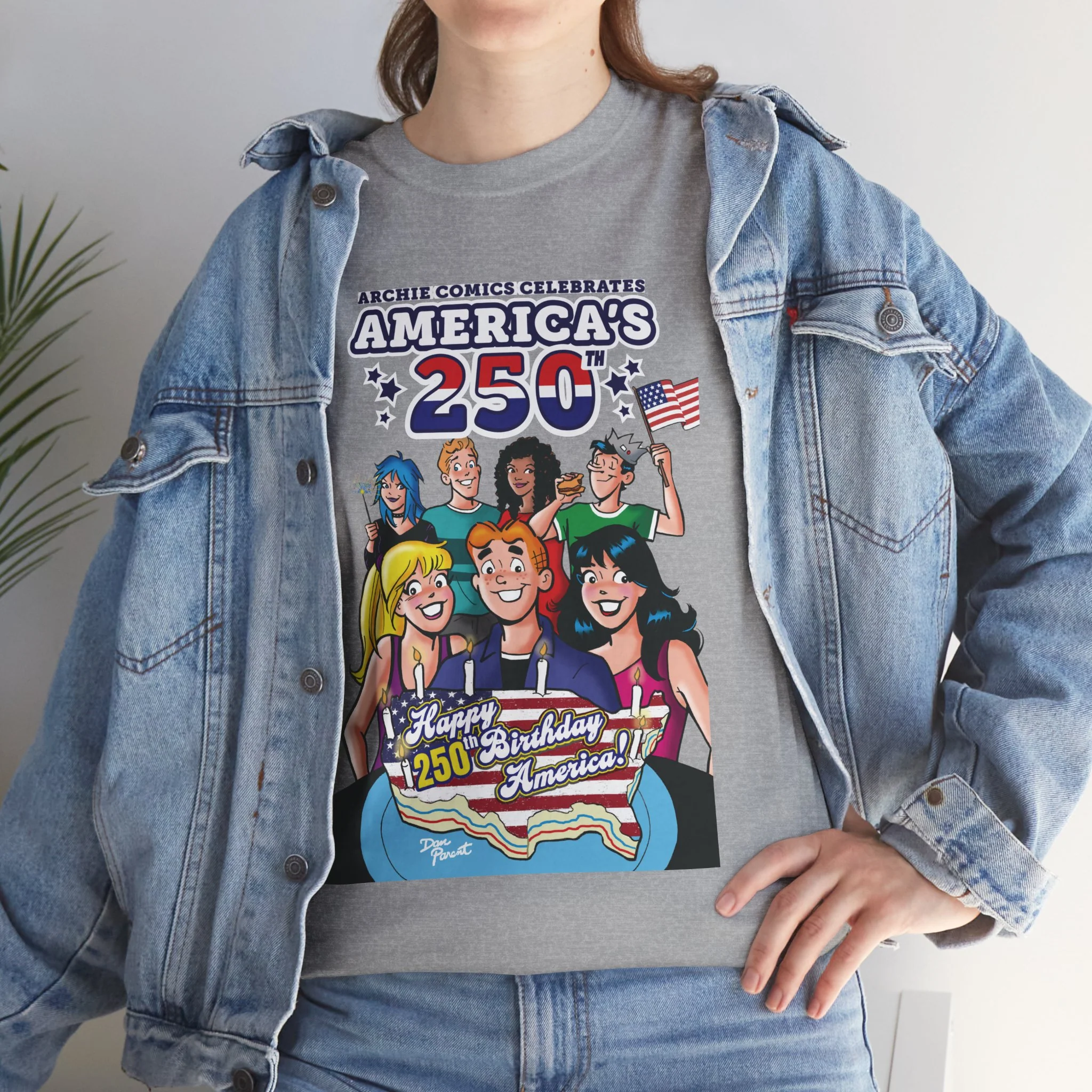 Archie Comics Celebrates America's 250th Graphic Tee (Unisex Heavy Cotton Tee) Featuring Archie, Betty, and Veronica - Image 17