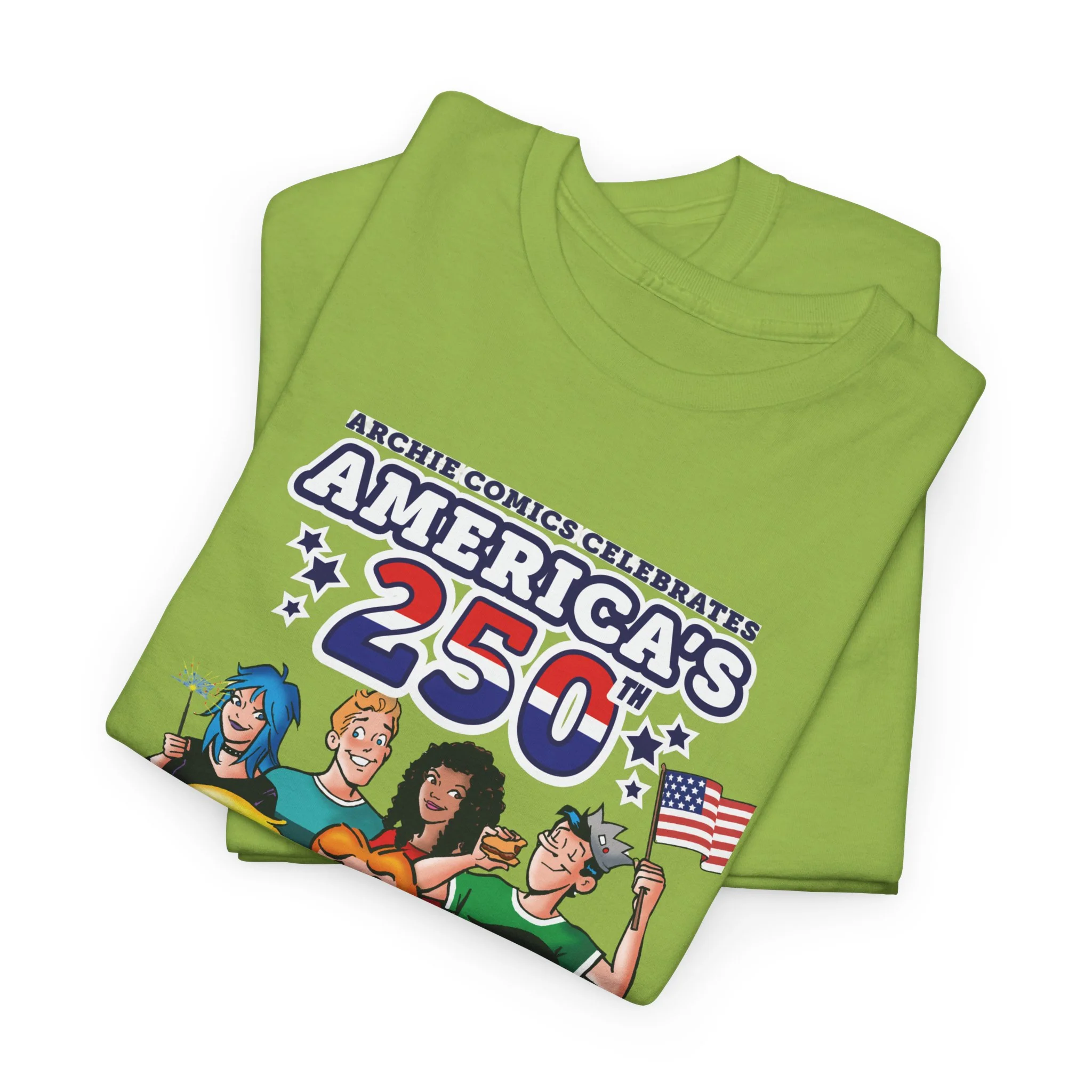 Archie Comics Celebrates America's 250th Graphic Tee (Unisex Heavy Cotton Tee) Featuring Archie, Betty, and Veronica - Image 19