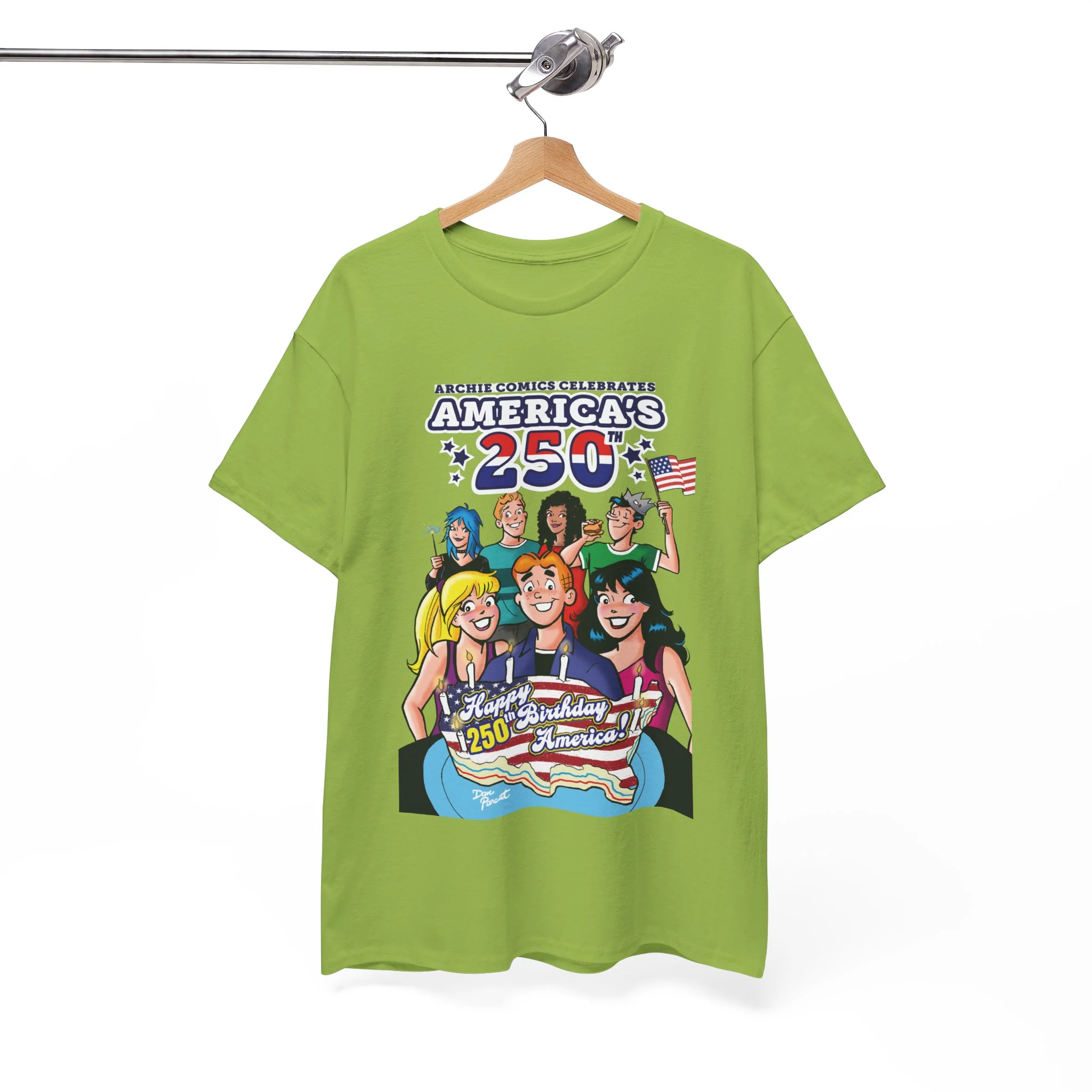 Archie Comics Celebrates America's 250th Graphic Tee (Unisex Heavy Cotton Tee) Featuring Archie, Betty, and Veronica - Image 20