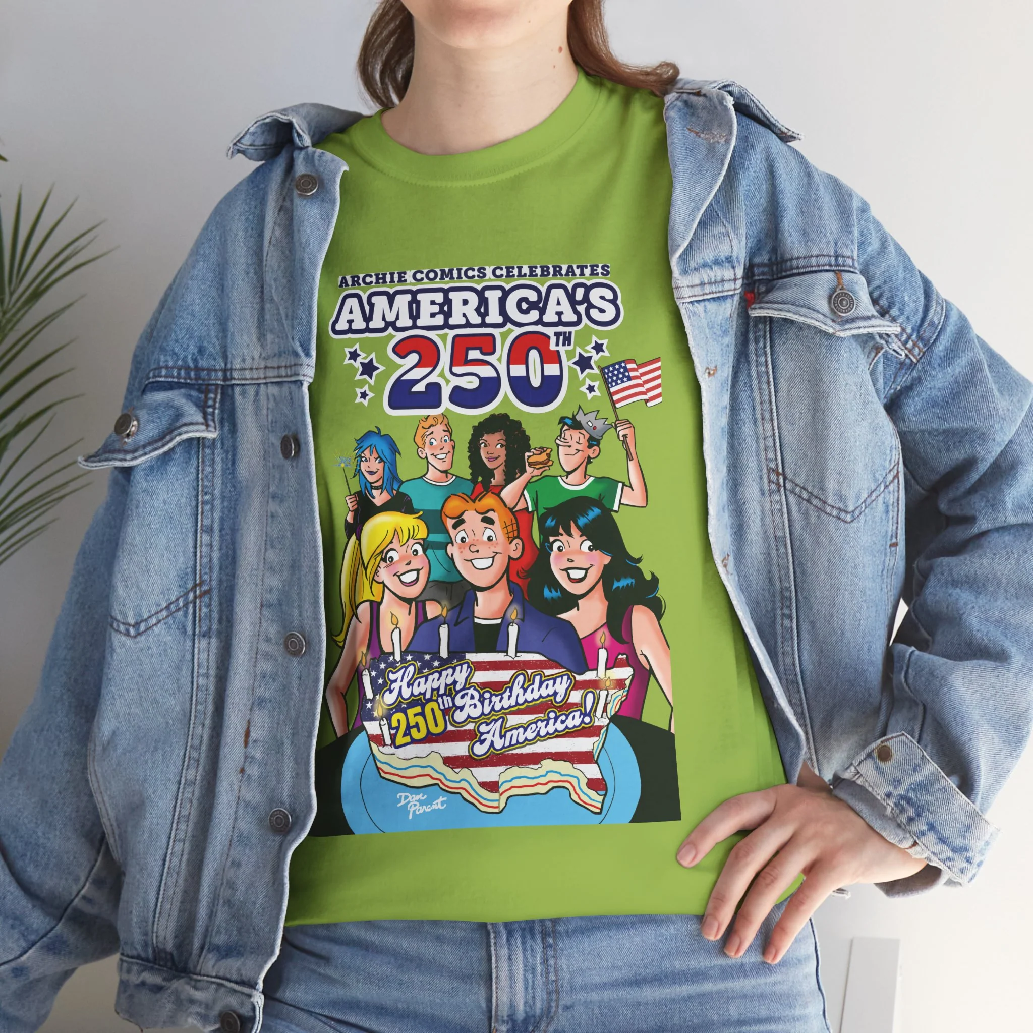 Archie Comics Celebrates America's 250th Graphic Tee (Unisex Heavy Cotton Tee) Featuring Archie, Betty, and Veronica - Image 23