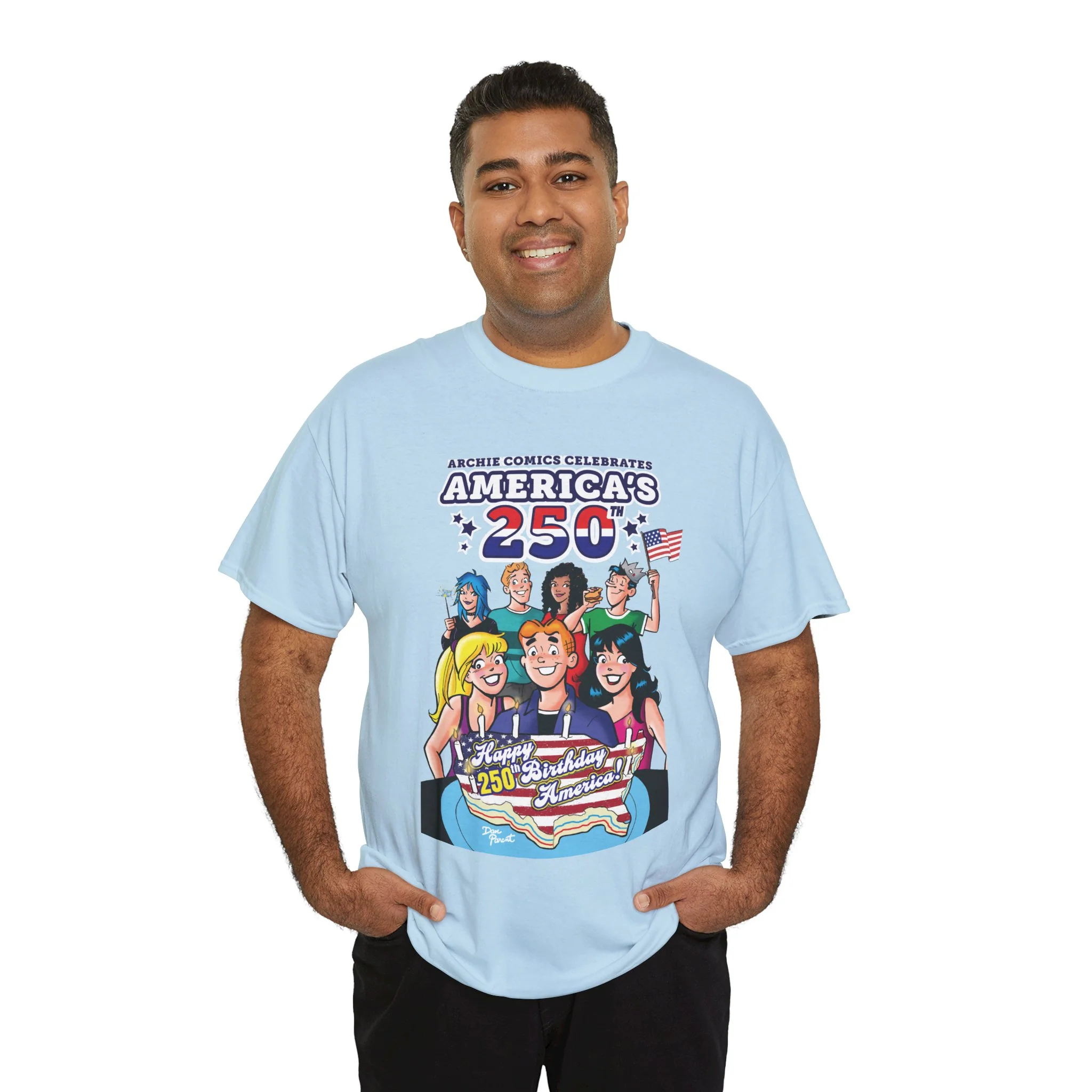 Archie Comics Celebrates America's 250th Graphic Tee (Unisex Heavy Cotton Tee) Featuring Archie, Betty, and Veronica - Image 28