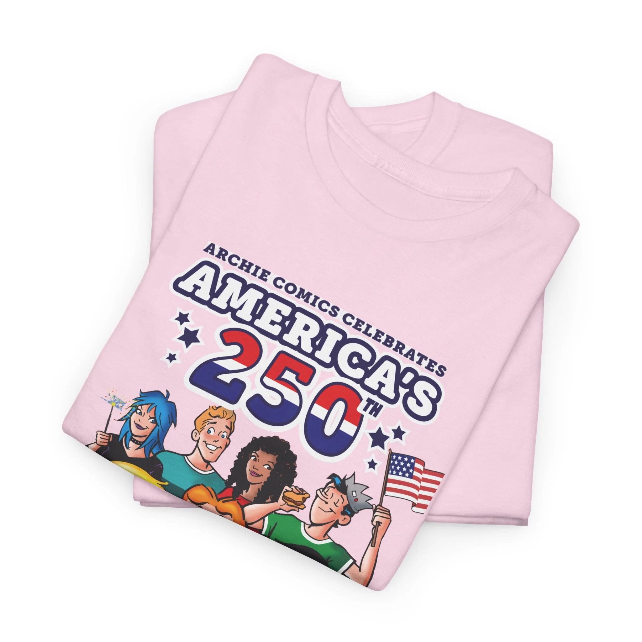 Archie Comics Celebrates America's 250th Graphic Tee (Unisex Heavy Cotton Tee) Featuring Archie, Betty, and Veronica - Image 31