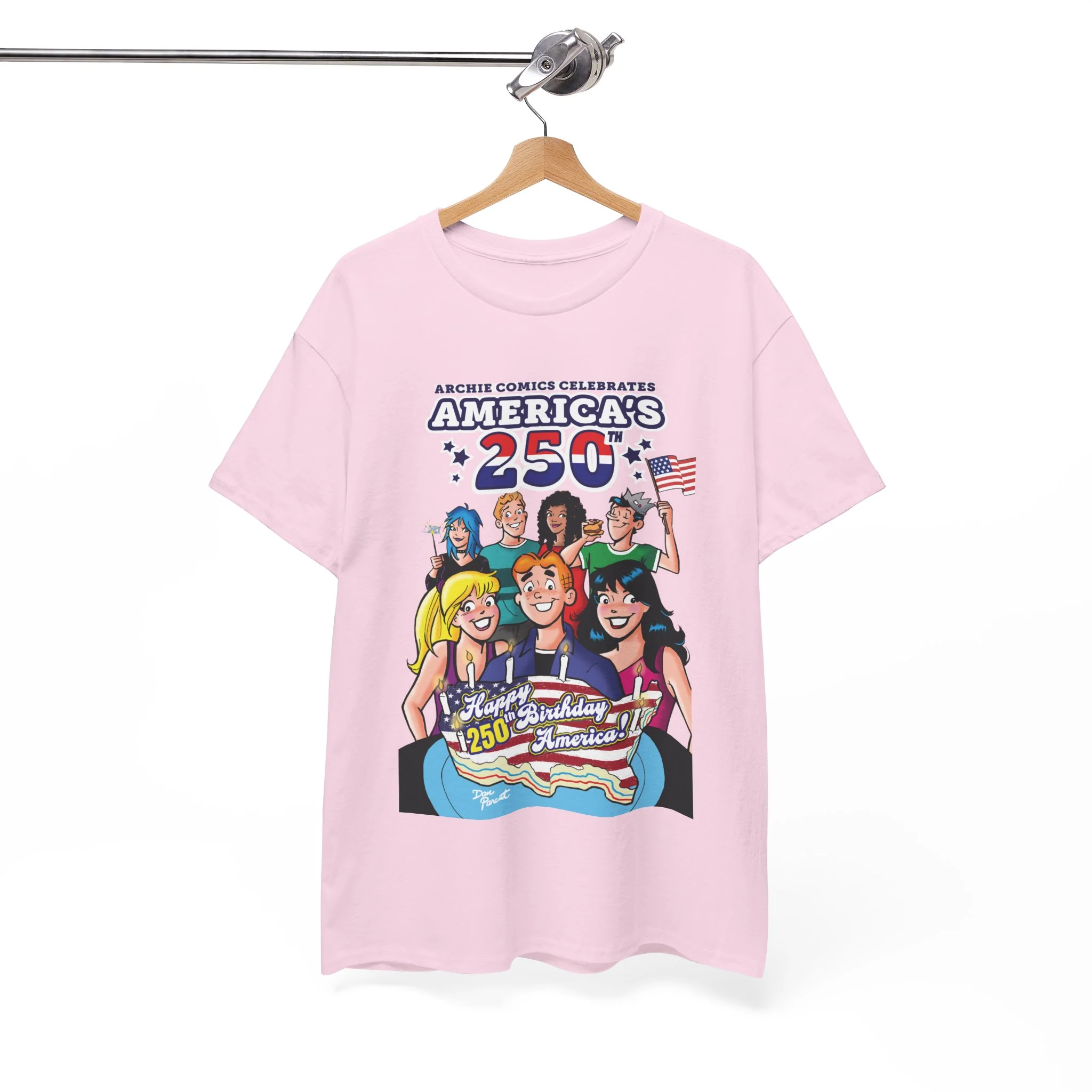 Archie Comics Celebrates America's 250th Graphic Tee (Unisex Heavy Cotton Tee) Featuring Archie, Betty, and Veronica - Image 32