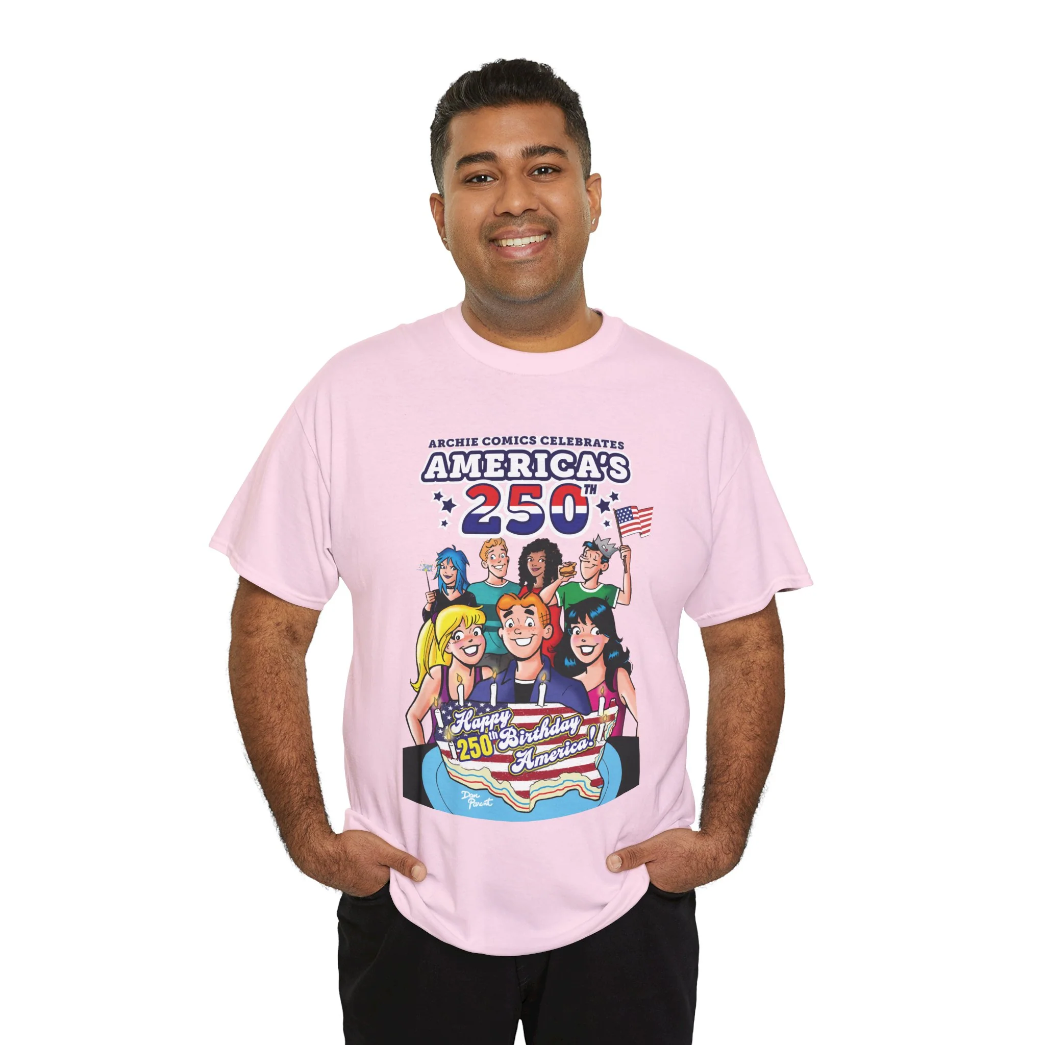 Archie Comics Celebrates America's 250th Graphic Tee (Unisex Heavy Cotton Tee) Featuring Archie, Betty, and Veronica - Image 34