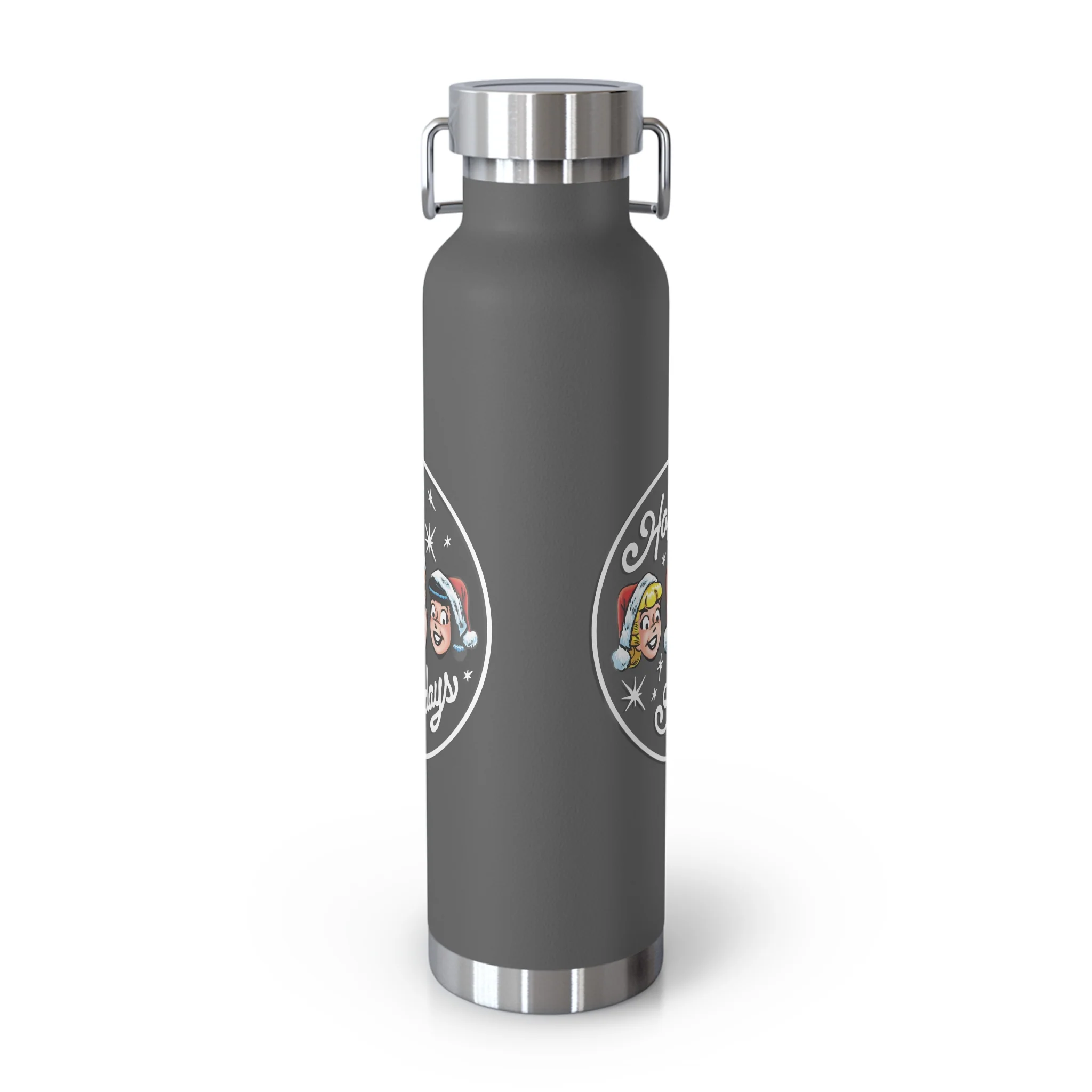 Archie Comics Happy Holidays Copper Vacuum Insulated Bottle (22oz) featuring Archie, Betty, and Veronica - Image 11