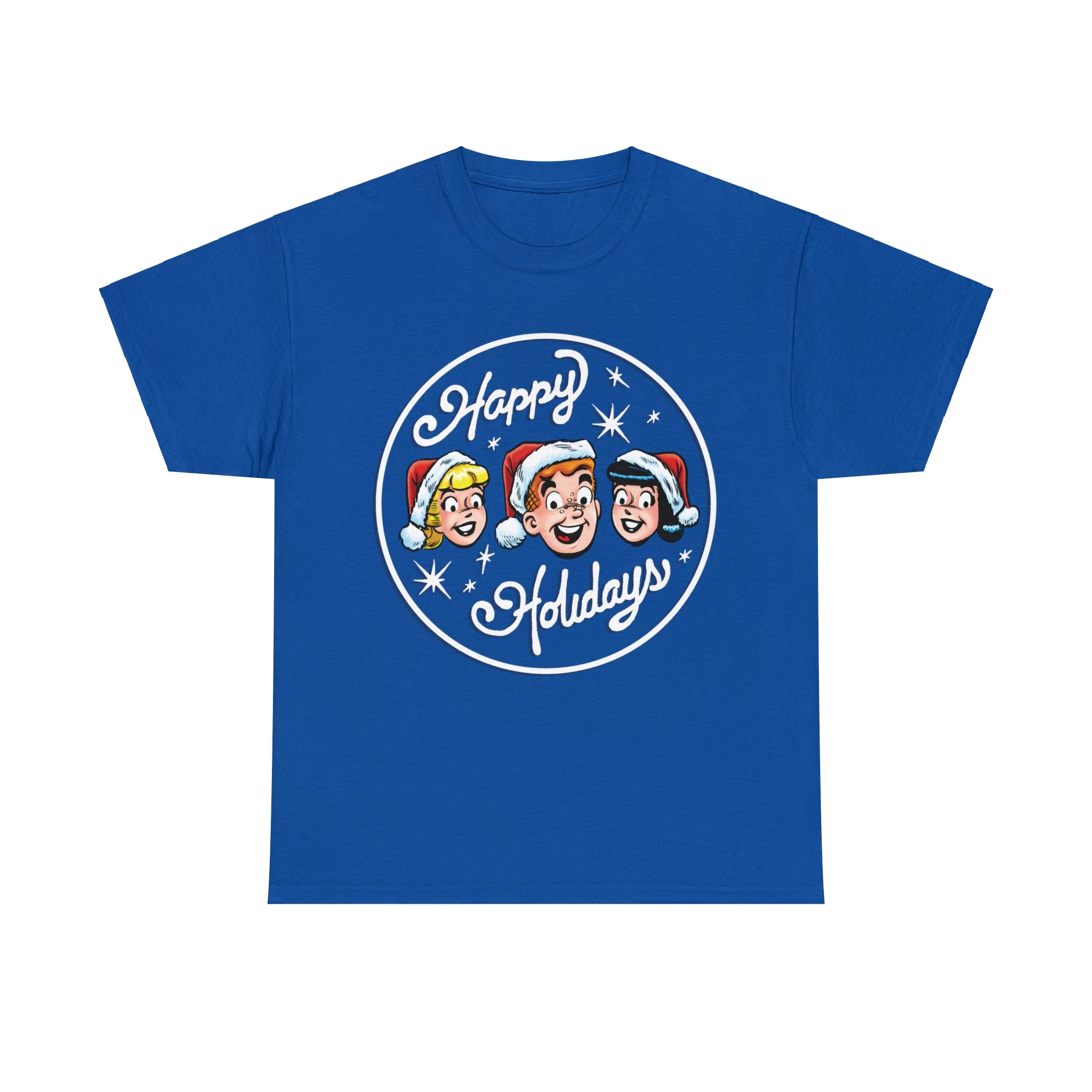 Archie Comics Happy Holidays Graphic Tee (Unisex Heavy Cotton Tee) featuring Archie, Betty, and Veronica - Image 4