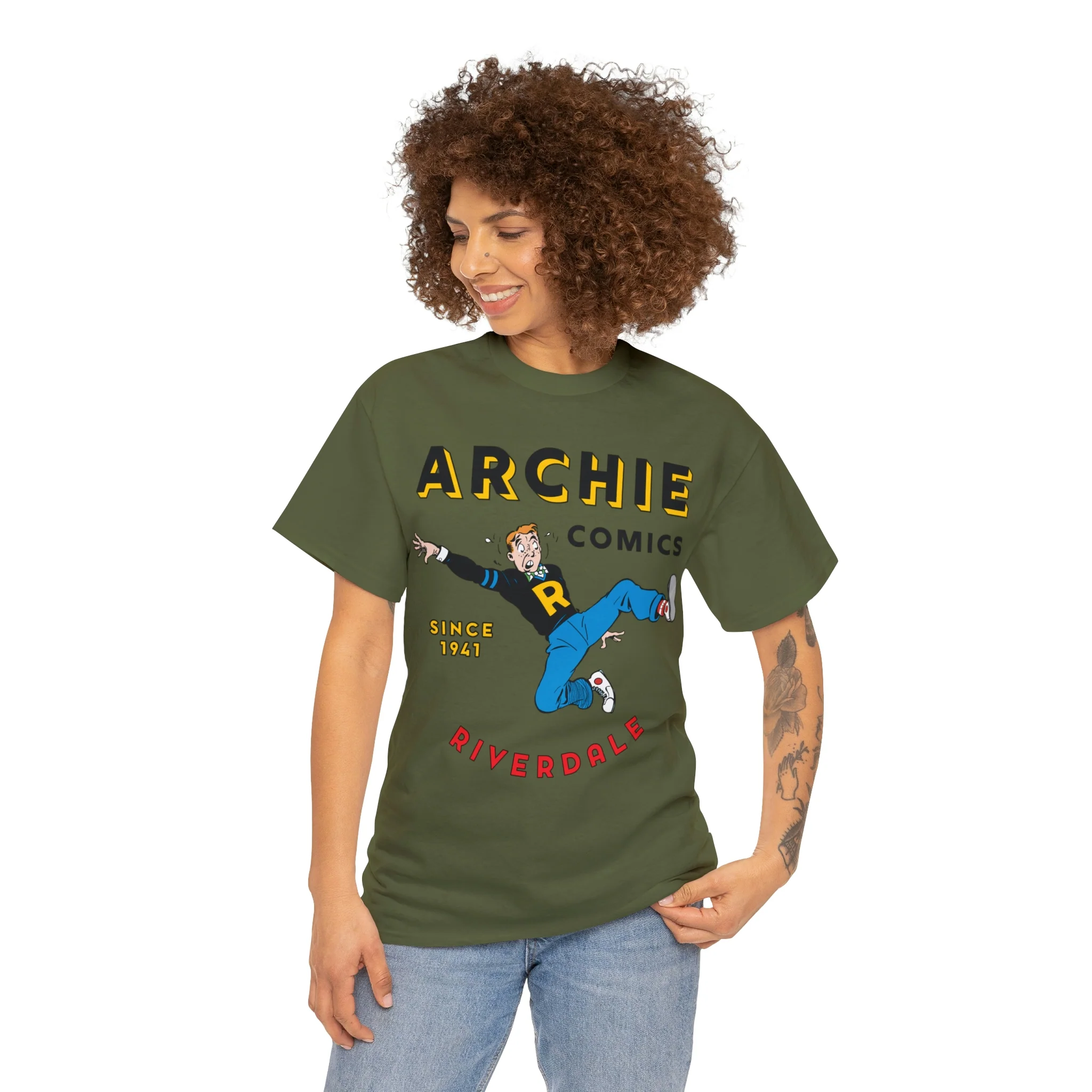 Archie Andrews Since 1941 T-Shirt (Unisex Heavy Cotton Tee) Featuring Vintage Art - Image 51