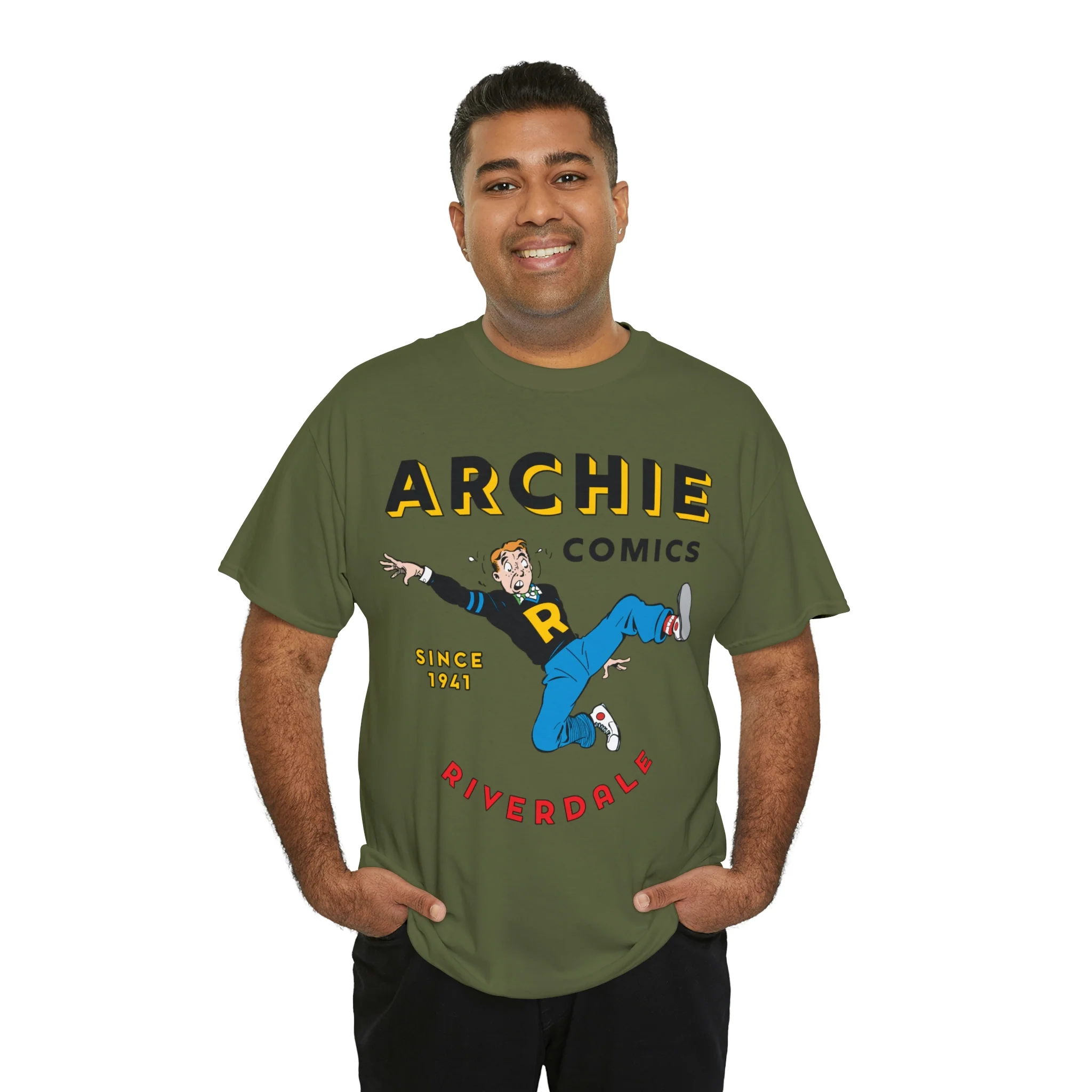 Archie Andrews Since 1941 T-Shirt (Unisex Heavy Cotton Tee) Featuring Vintage Art - Image 56