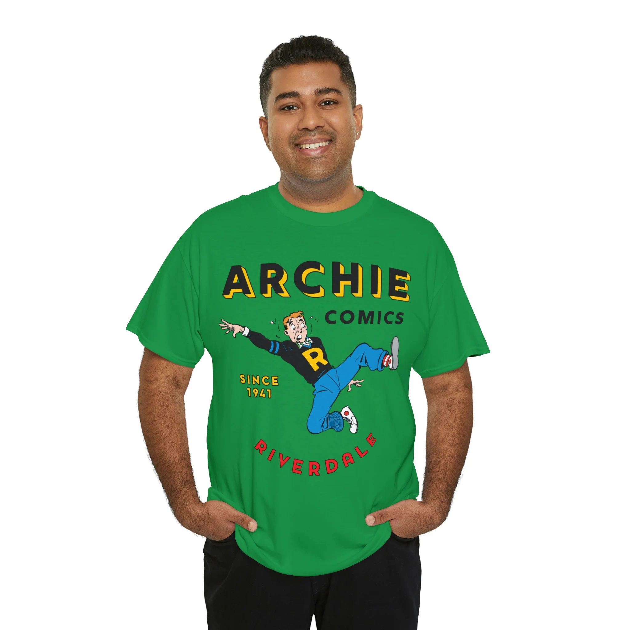Archie Andrews Since 1941 T-Shirt (Unisex Heavy Cotton Tee) Featuring Vintage Art - Image 80