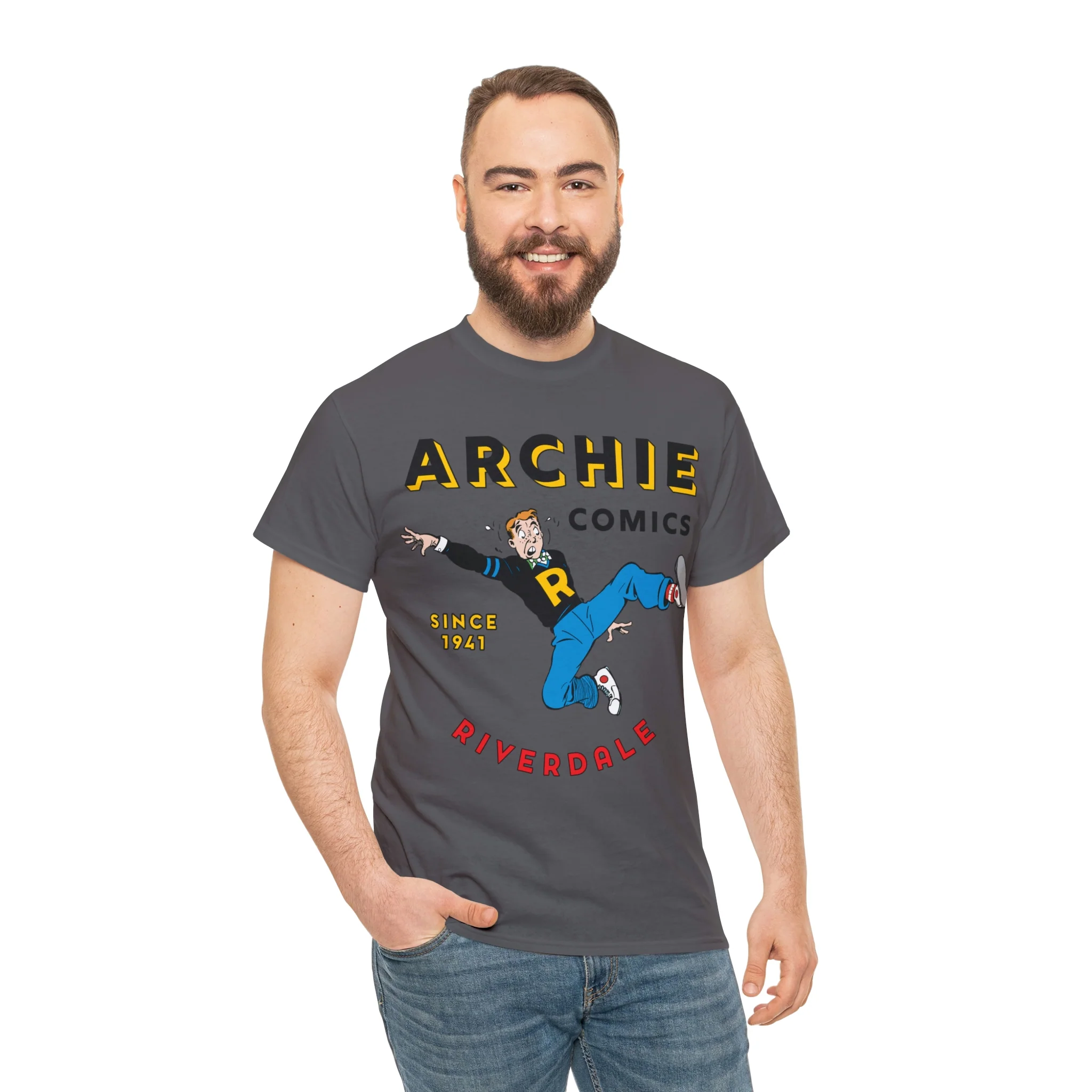 Archie Andrews Since 1941 T-Shirt (Unisex Heavy Cotton Tee) Featuring Vintage Art - Image 89