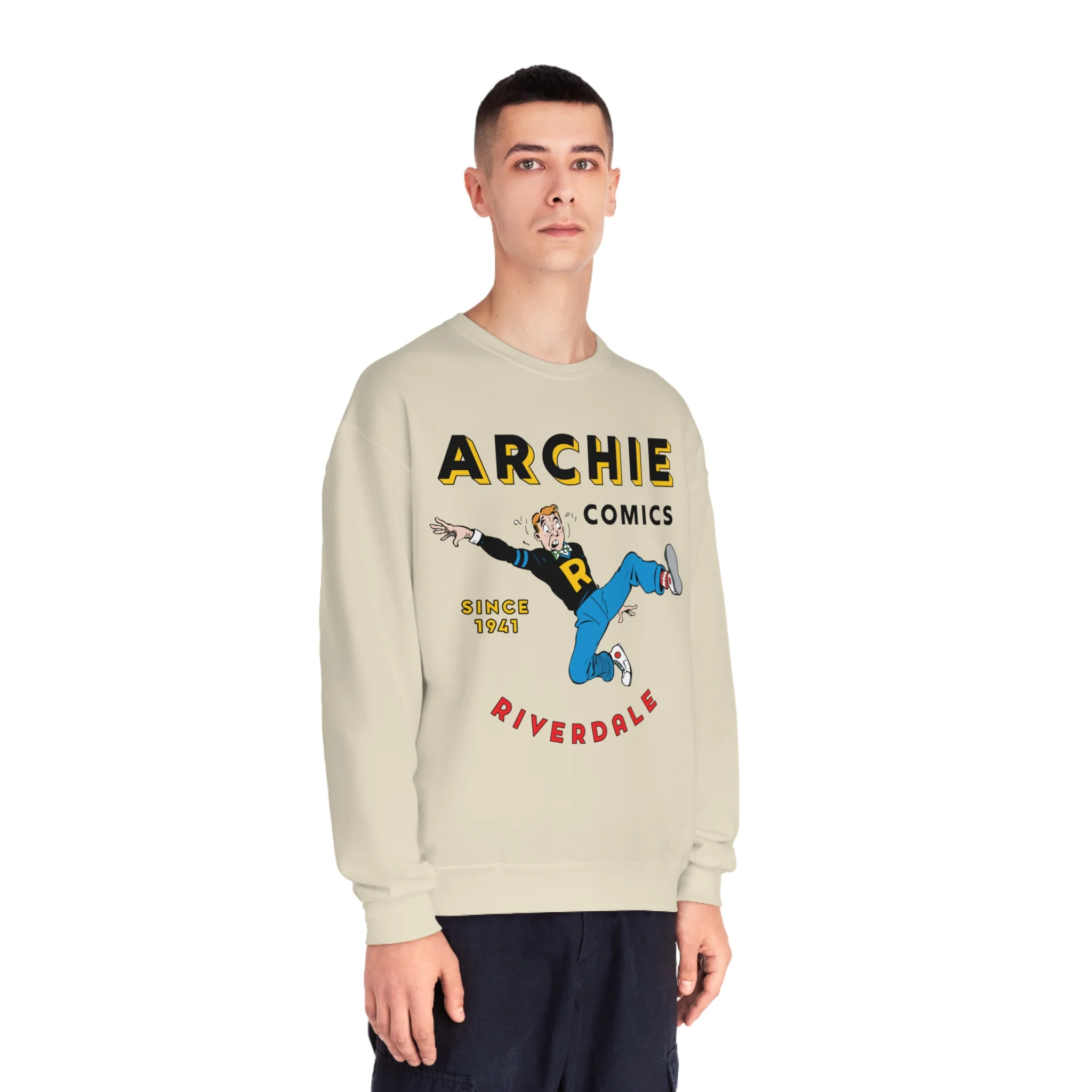 ARCHIE COMICS SINCE 1941 SWEATSHIRT (Unisex NuBlend® Crewneck Sweatshirt) FEATURING ARCHIE ANDREWS - Image 11