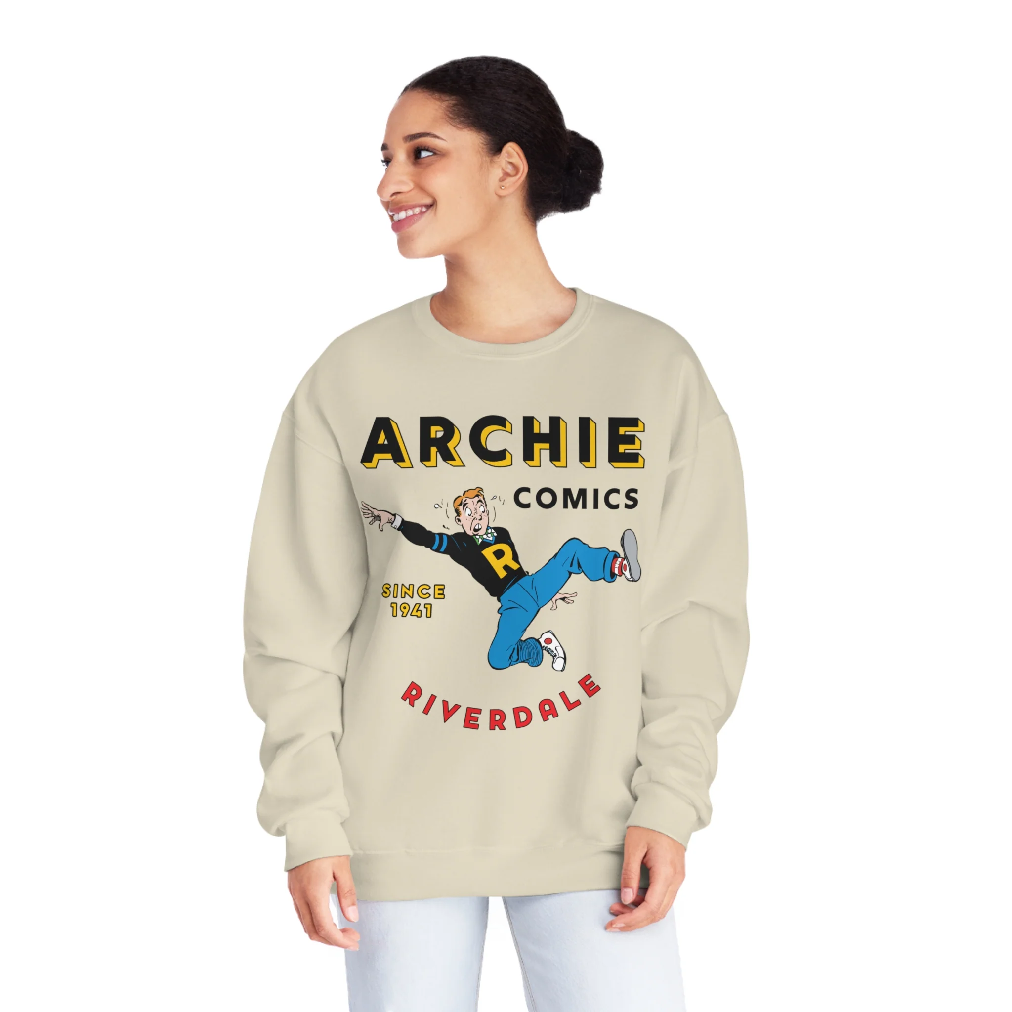 ARCHIE COMICS SINCE 1941 SWEATSHIRT (Unisex NuBlend® Crewneck Sweatshirt) FEATURING ARCHIE ANDREWS - Image 12