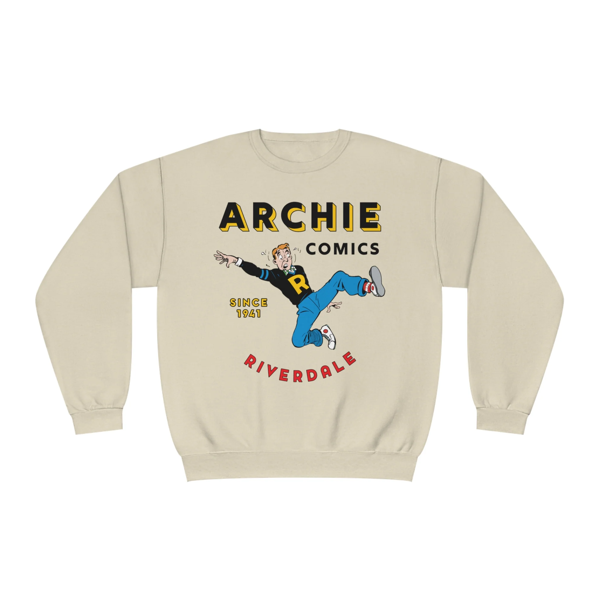 ARCHIE COMICS SINCE 1941 SWEATSHIRT (Unisex NuBlend® Crewneck Sweatshirt) FEATURING ARCHIE ANDREWS - Image 9