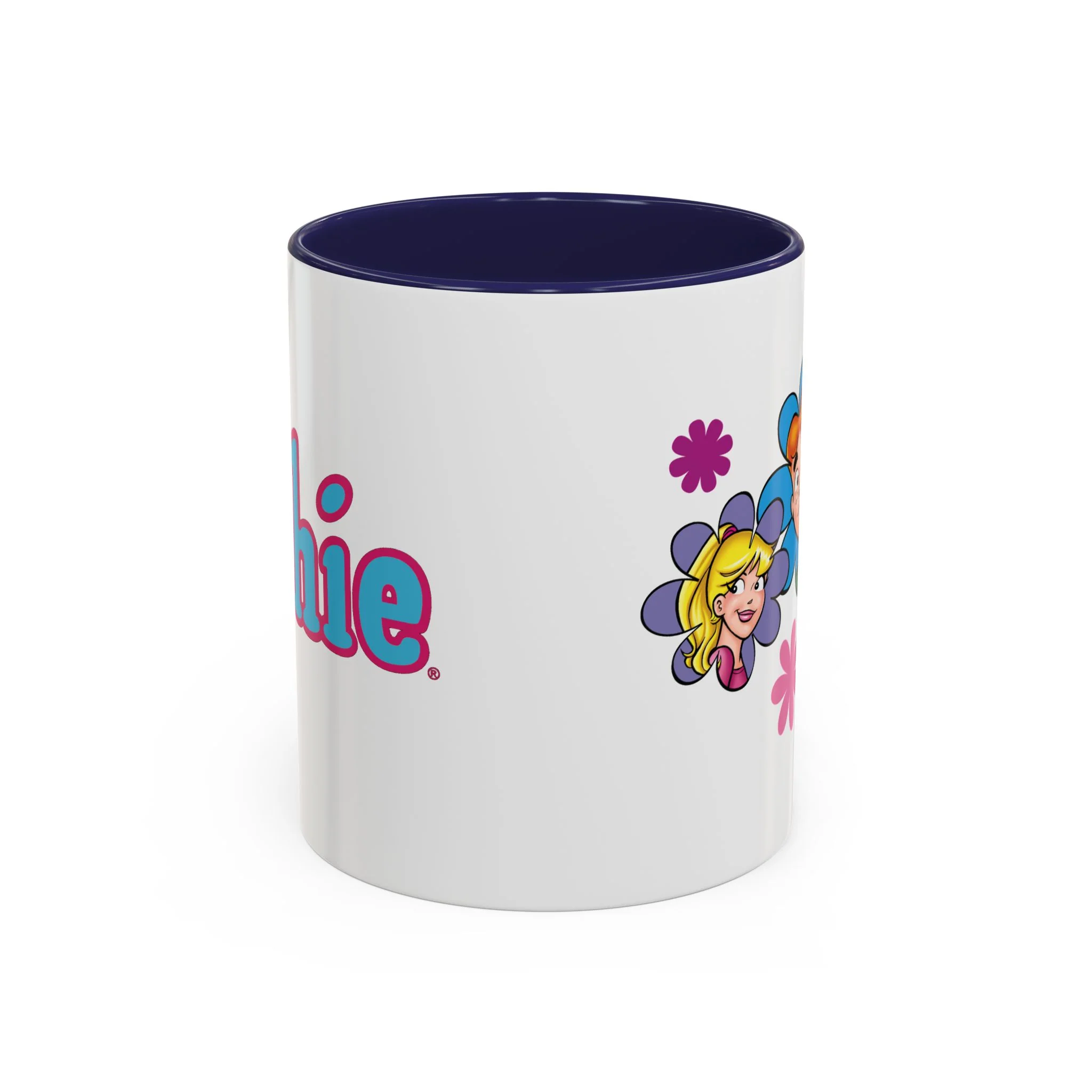 Archie Flower Power Design Accent Coffee Mug (11oz or 15oz) featuring Betty, and Veronica - Image 4