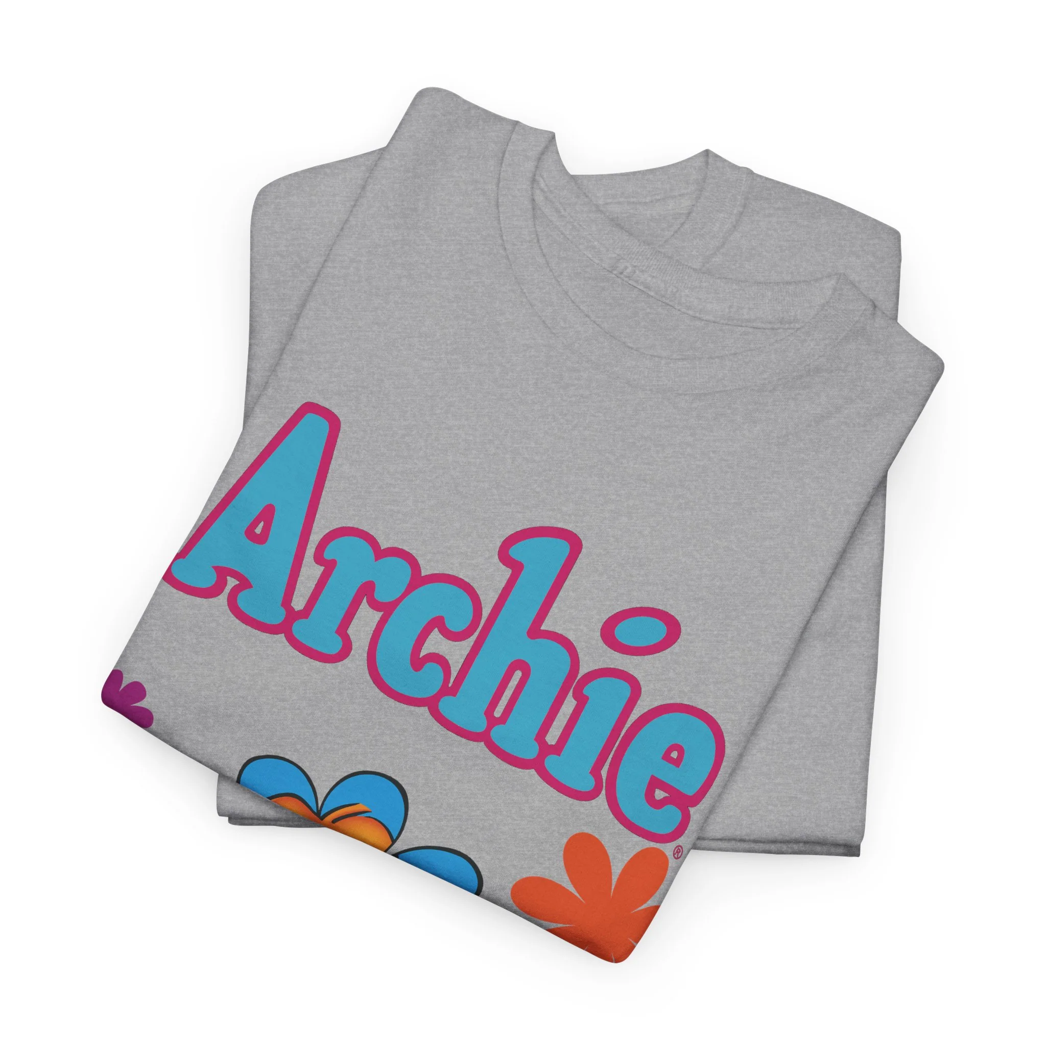 Archie Flower Power Design Graphic Tee (Unisex Heavy Cotton Tee) Featuring Archie, Betty, and Veronica - Image 13