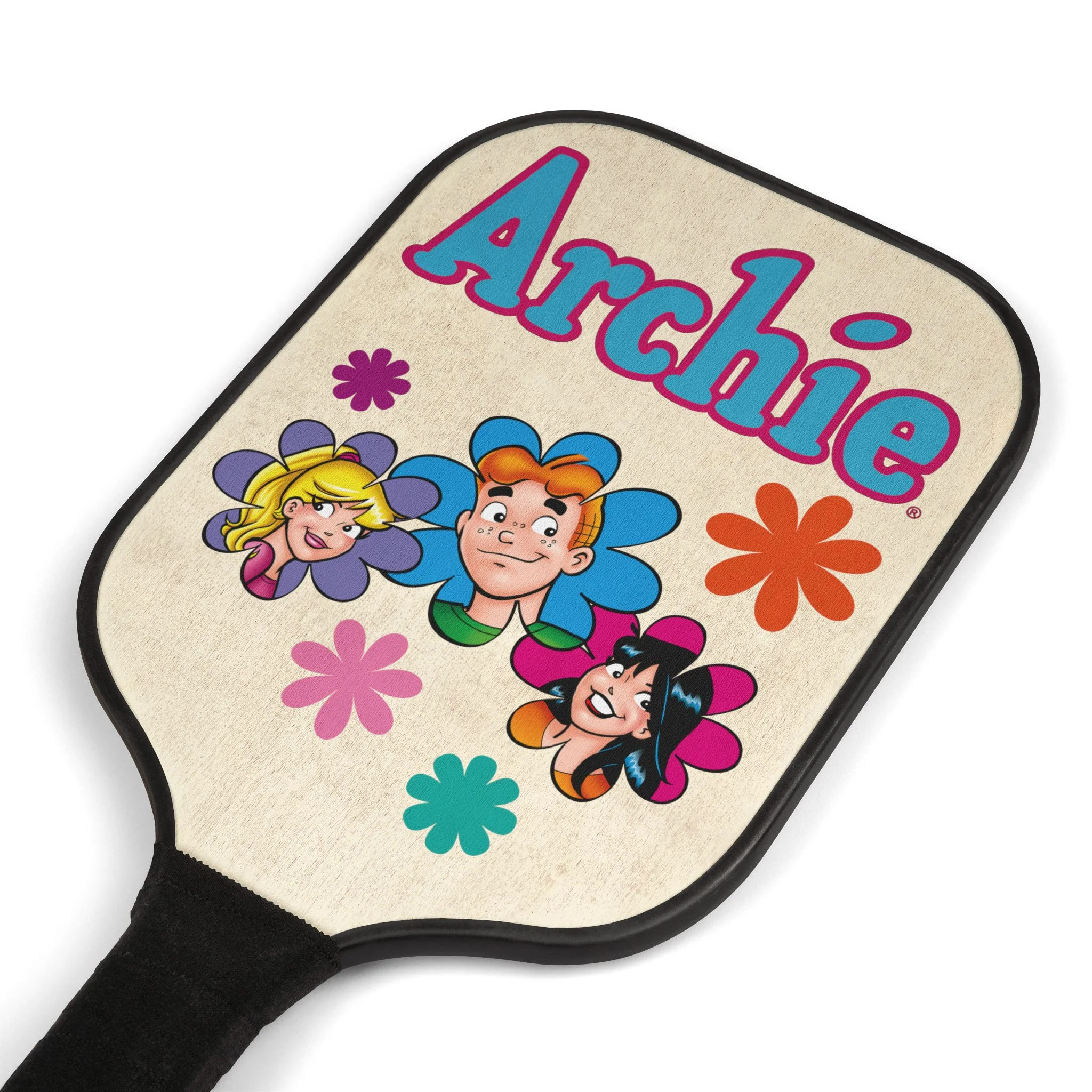 Archie Flower Power Design Pickleball Paddle Set — Personalized Kids/Adult Pickleball Kit - Image 3