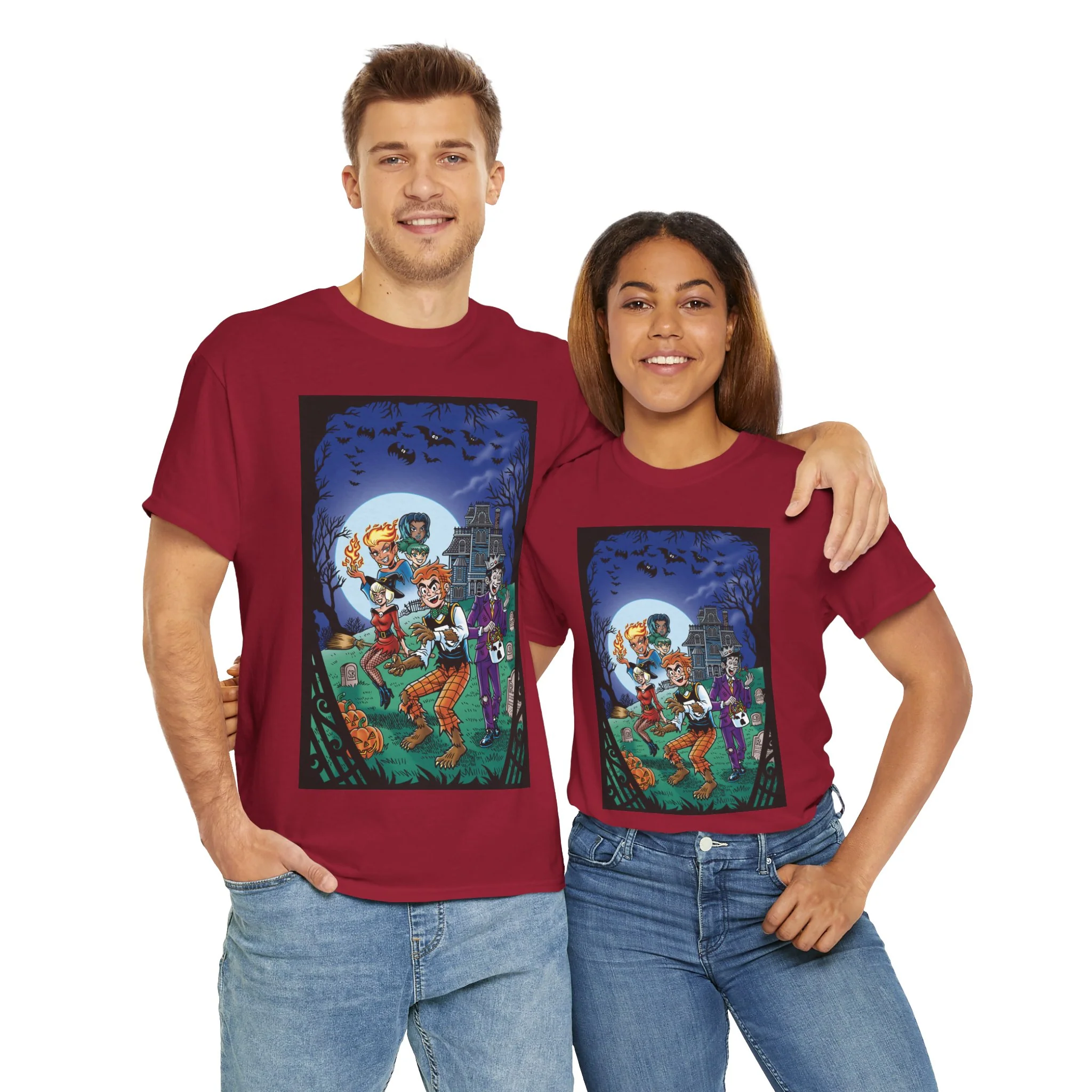Archie Halloween Spectacular 2024 Graphic T-Shirt (Unisex Heavy Cotton Tee) - Image 30