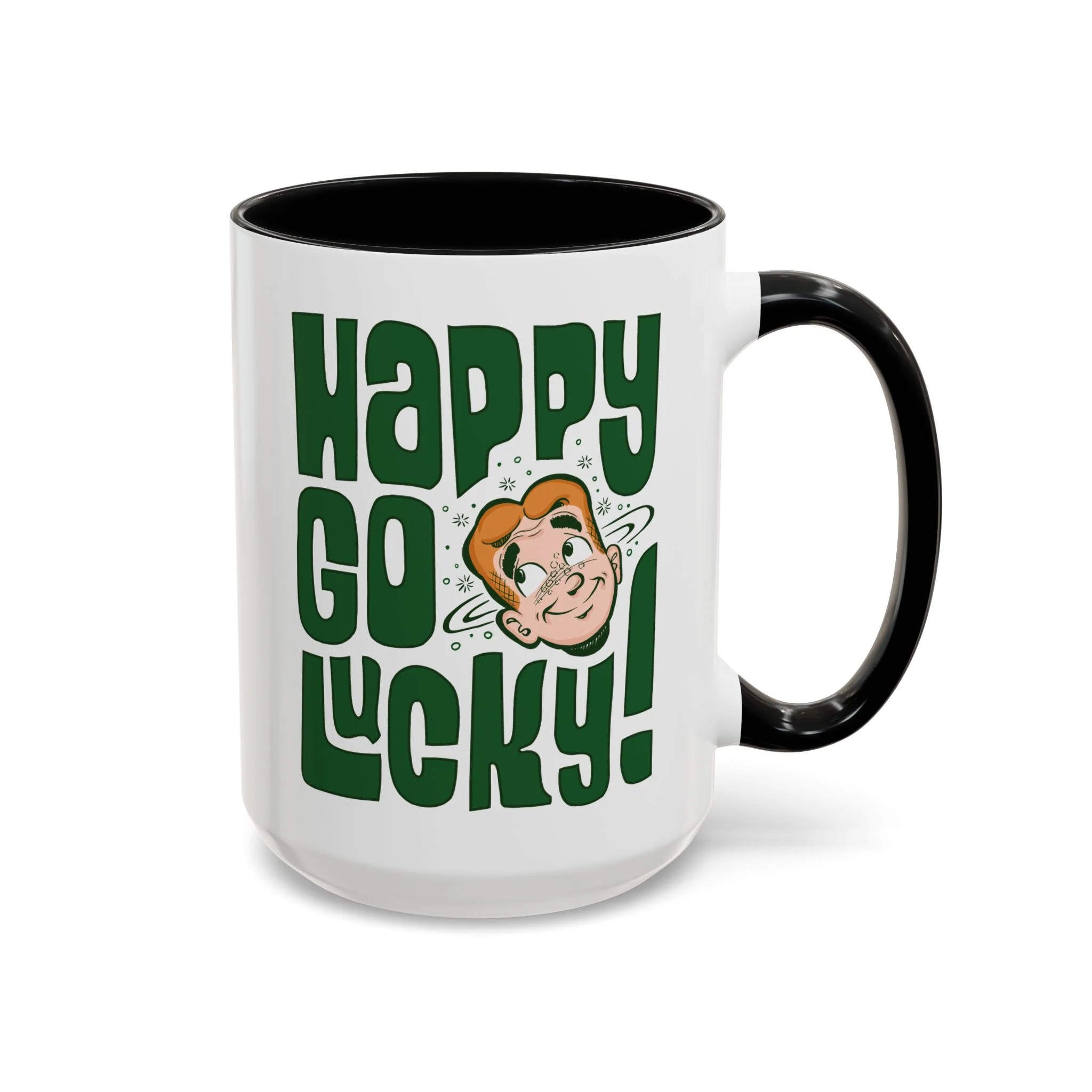 Archie Happy Go Lucky! Design Accent Coffee Mug (11oz or 15oz) featuring Archie - Image 11