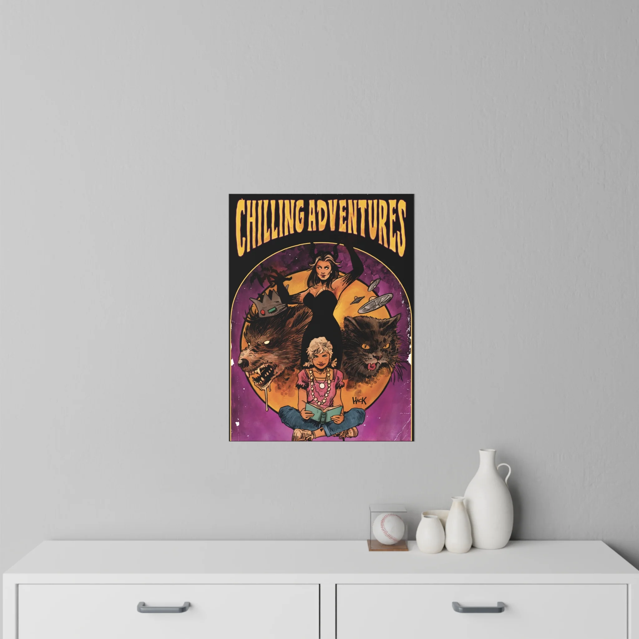 Archie Horror Presents Chilling Adventures Wall Decals featuring Jinx and Madam Satan - Image 9