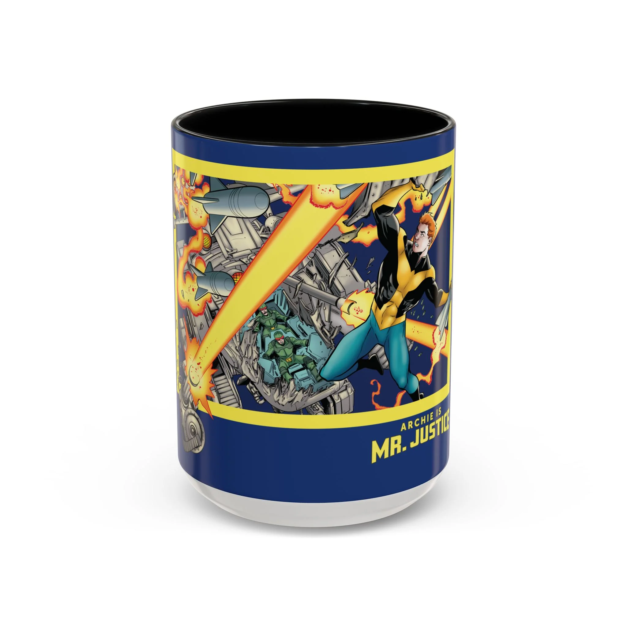 Archie is Mr Justice Battle Scene Accent Coffee Mug (11oz or 15oz)  featuring Alexandra and Sebastian - Image 6