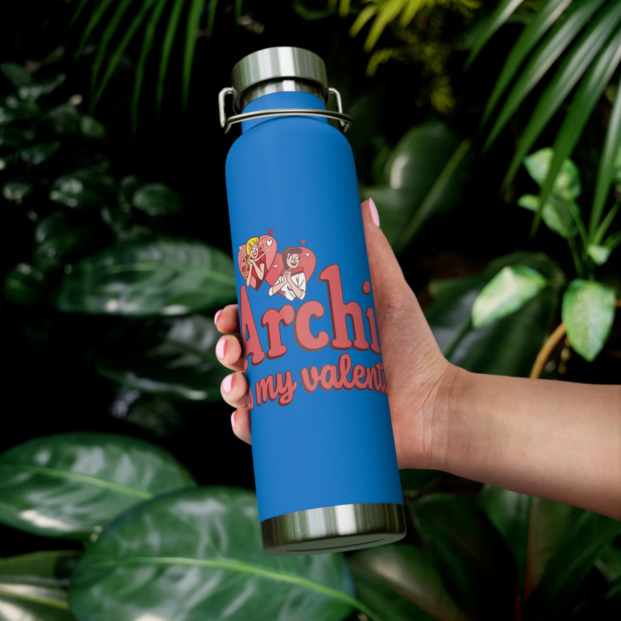 Archie is My Valentine 22oz Copper Vacuum Insulated Bottle (Choose from 6 Colors) featuring Archie, Betty, and Veronica - Image 12