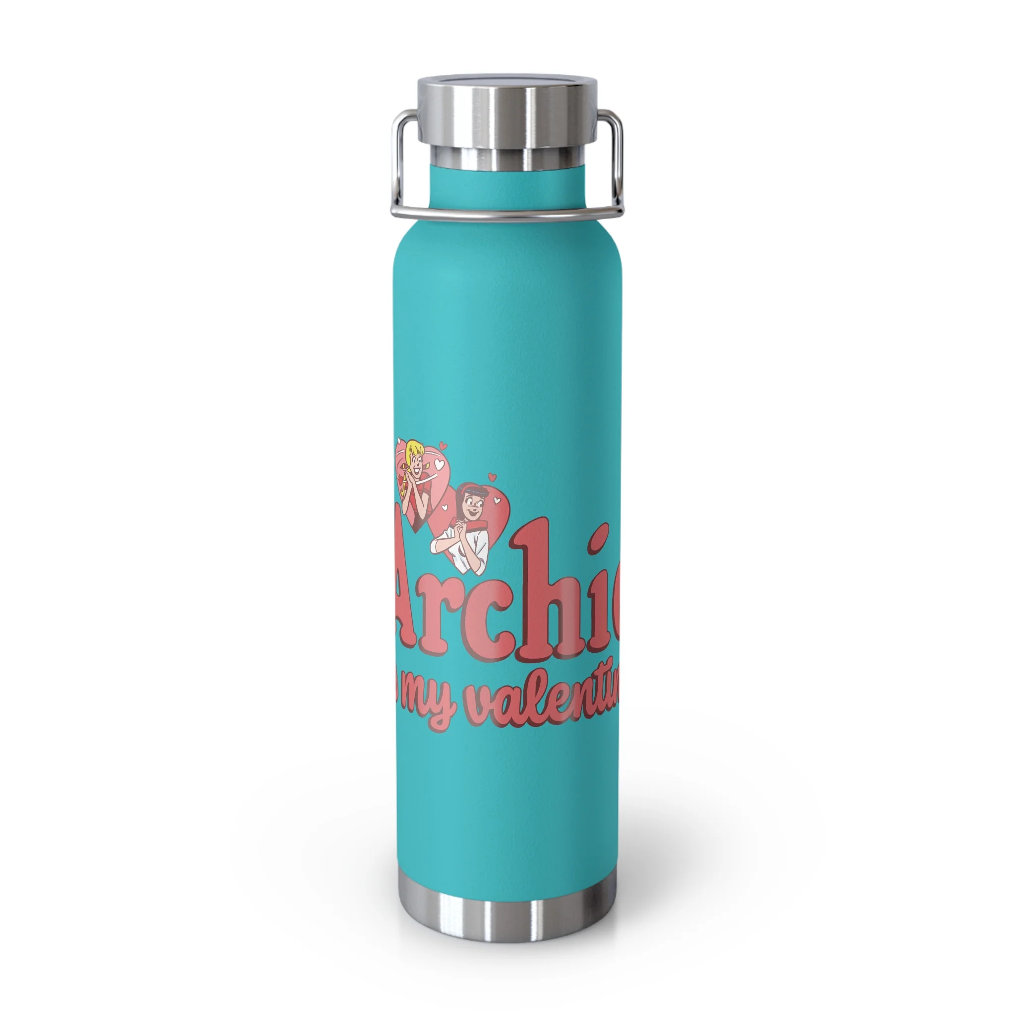 Archie is My Valentine 22oz Copper Vacuum Insulated Bottle (Choose from 6 Colors) featuring Archie, Betty, and Veronica - Image 19