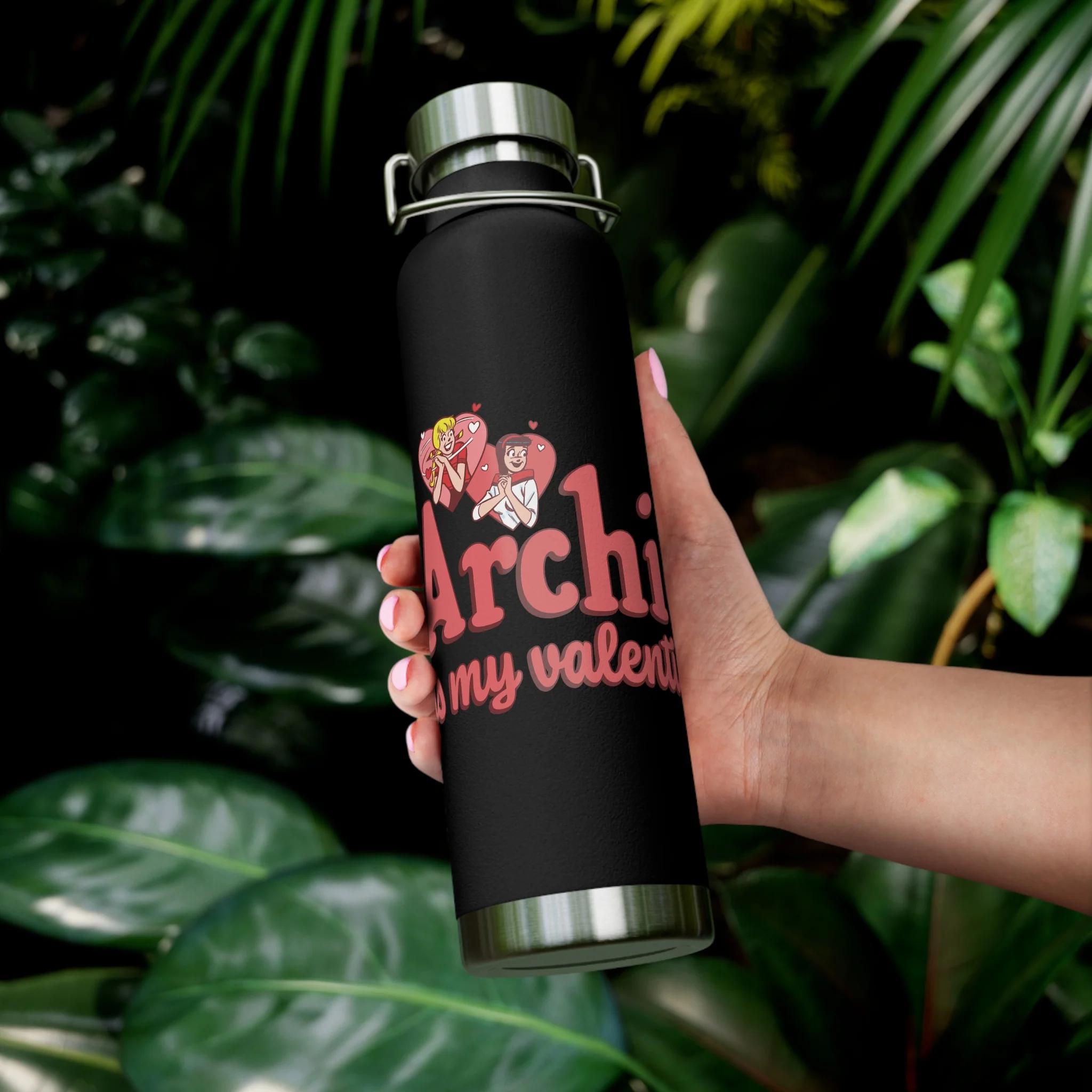 Archie is My Valentine 22oz Copper Vacuum Insulated Bottle (Choose from 6 Colors) featuring Archie, Betty, and Veronica - Image 30