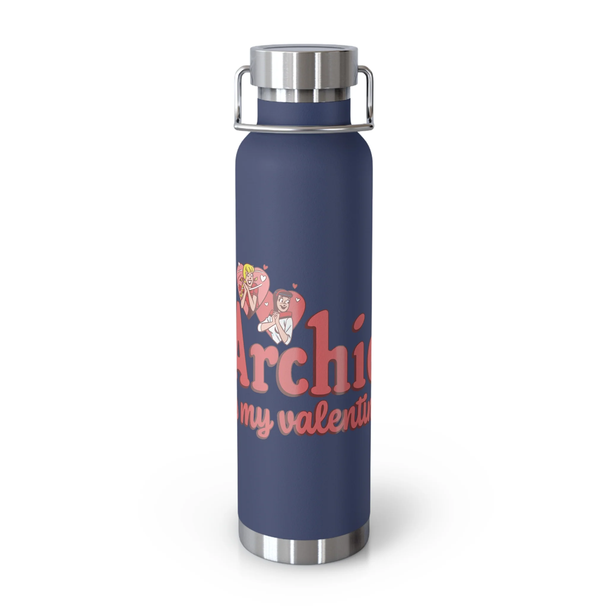 Archie is My Valentine 22oz Copper Vacuum Insulated Bottle (Choose from 6 Colors) featuring Archie, Betty, and Veronica - Image 31