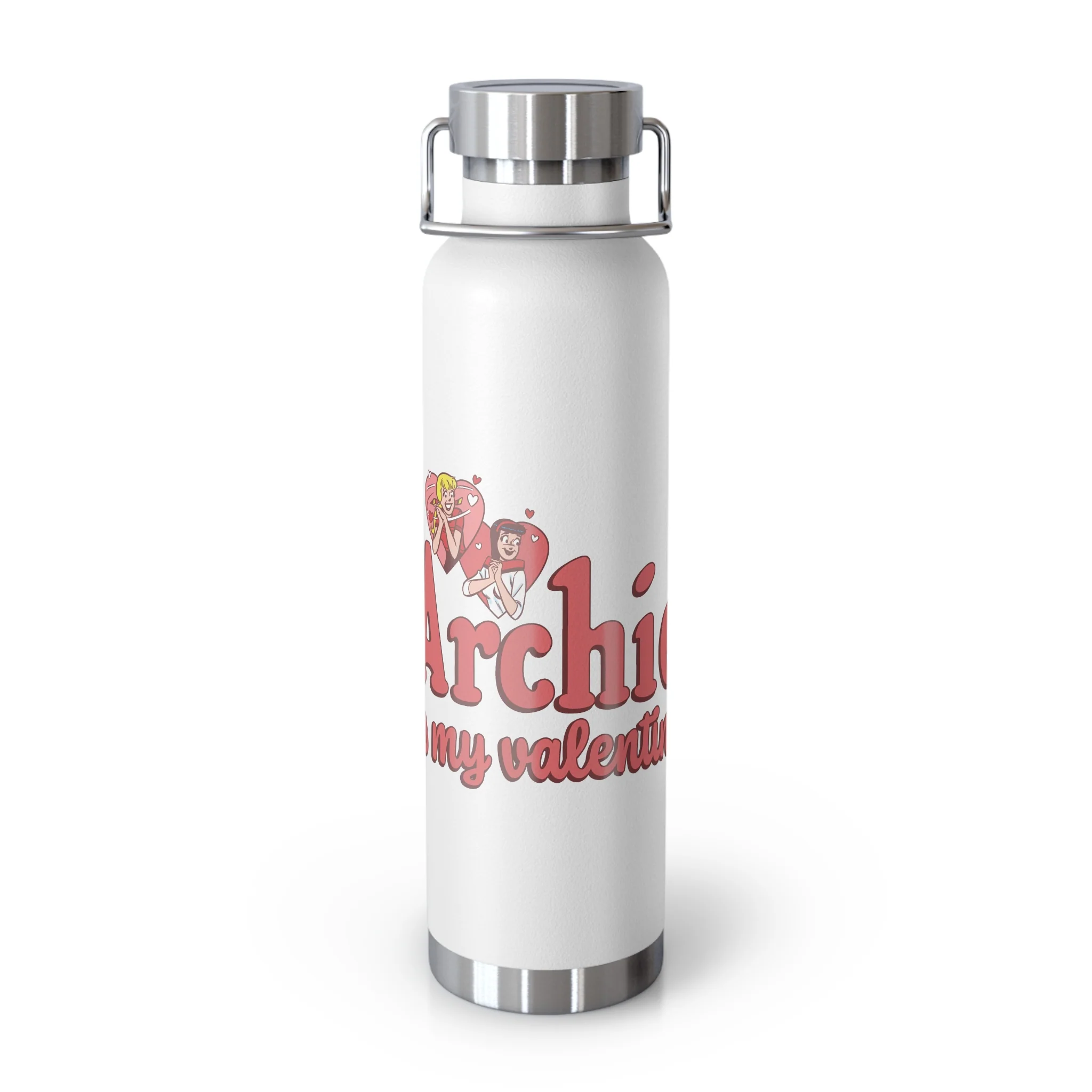 Archie is My Valentine 22oz Copper Vacuum Insulated Bottle (Choose from 6 Colors) featuring Archie, Betty, and Veronica - Image 37