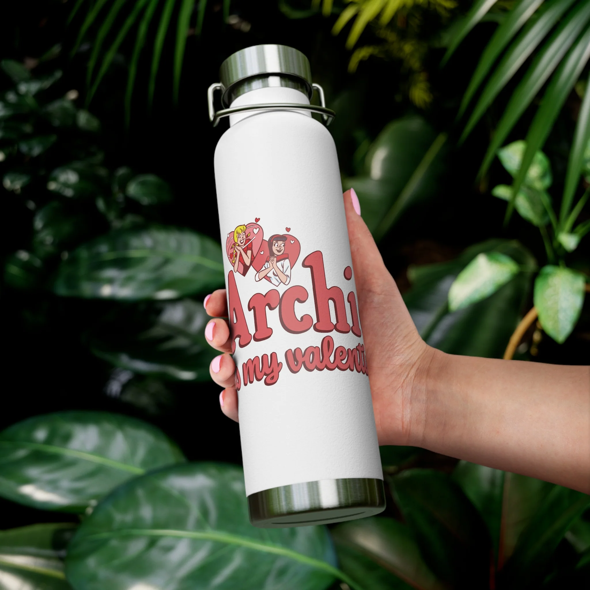 Archie is My Valentine 22oz Copper Vacuum Insulated Bottle (Choose from 6 Colors) featuring Archie, Betty, and Veronica - Image 42