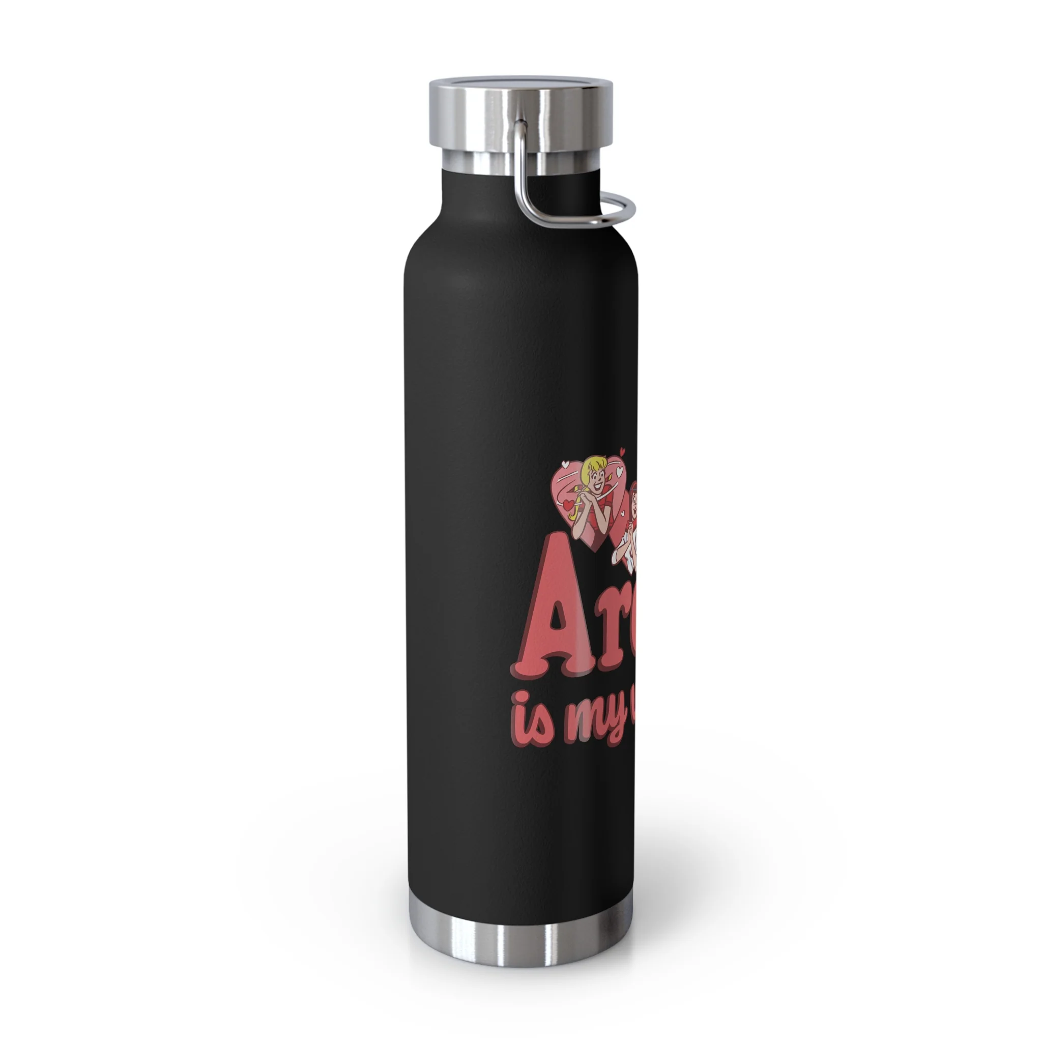 Archie is My Valentine 22oz Copper Vacuum Insulated Bottle (Choose from 6 Colors) featuring Archie, Betty, and Veronica - Image 5