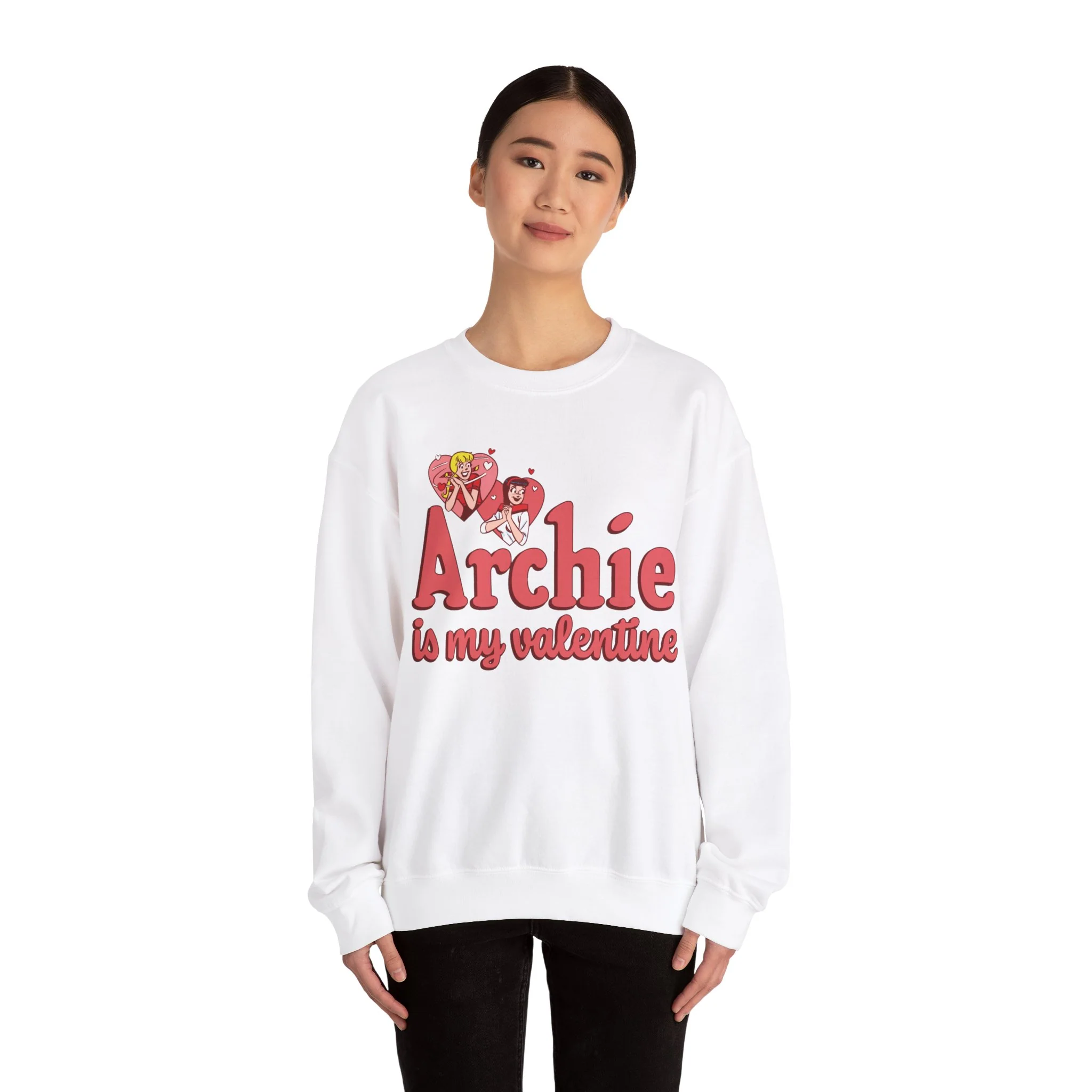 Archie is My Valentine Design Unisex Heavy Blend™ Crewneck Sweatshirt featuring Betty and Veronica - FLASH SALE! - Image 33