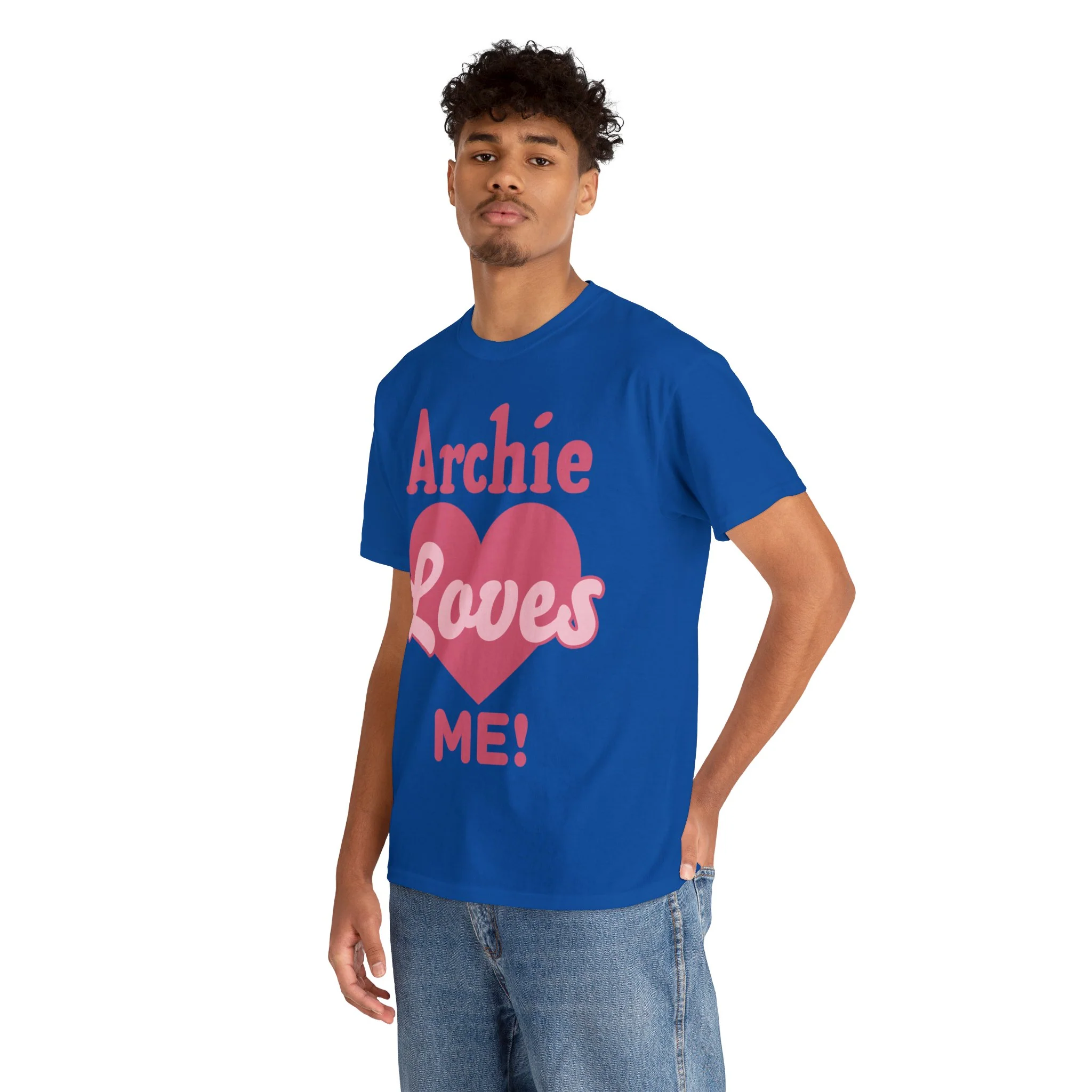 Archie Loves Me! Graphic T-Shirt (Unisex Heavy Cotton Tee) featuring Archie, Betty, and Veronica - Image 15