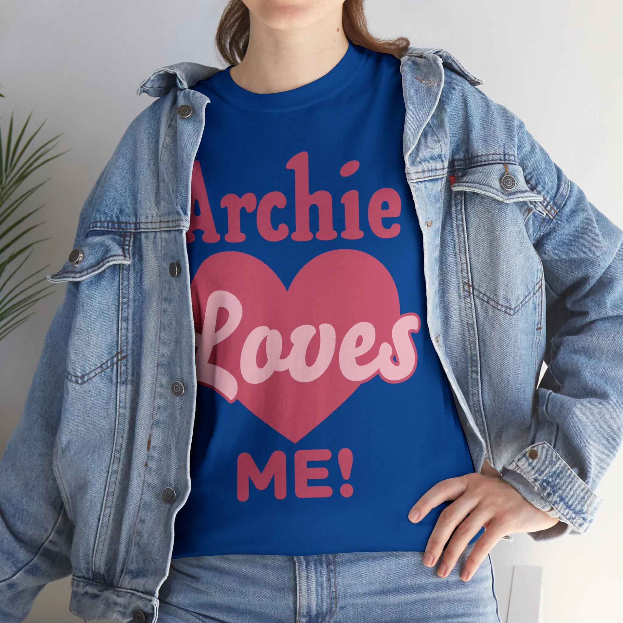 Archie Loves Me! Graphic T-Shirt (Unisex Heavy Cotton Tee) featuring Archie, Betty, and Veronica - Image 16