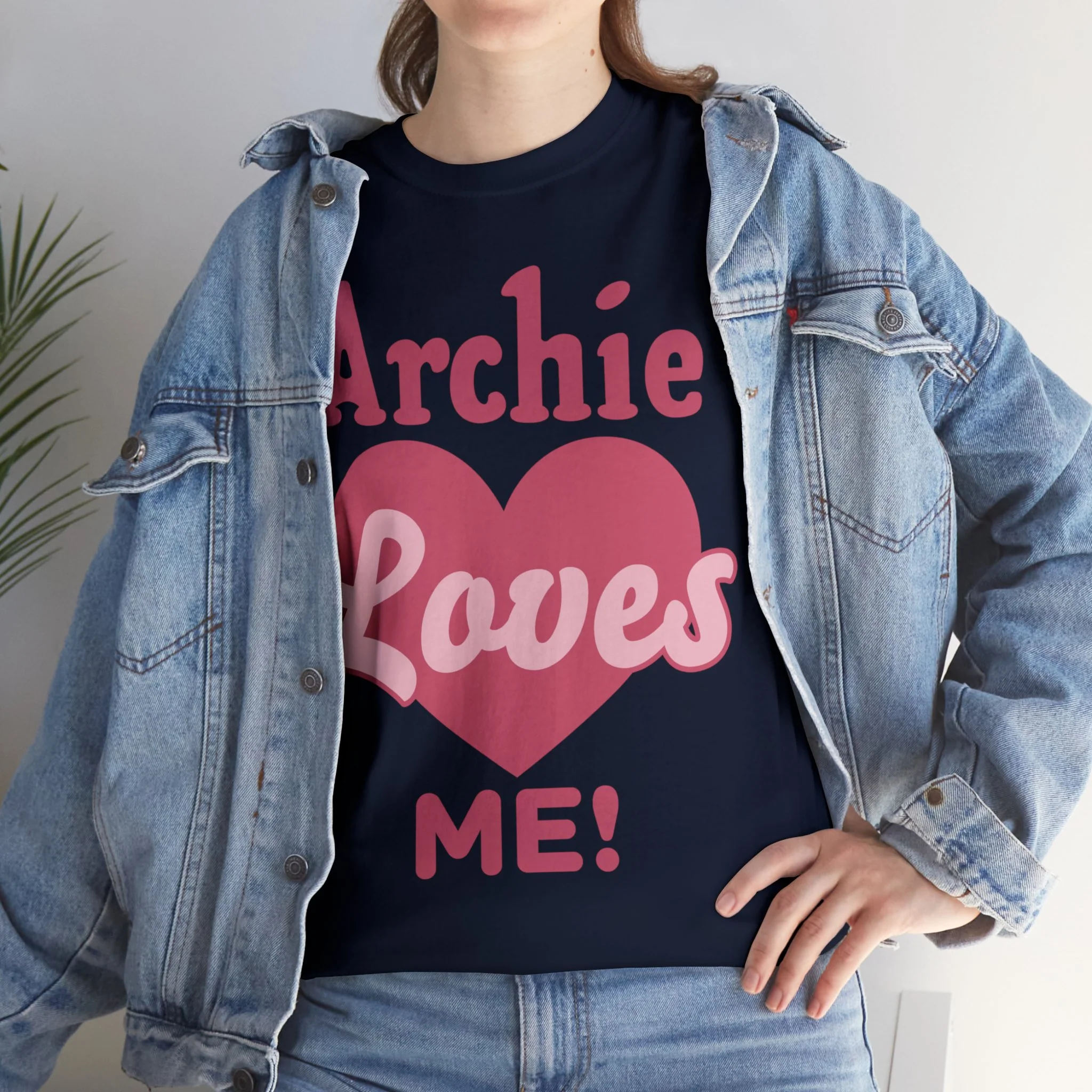 Archie Loves Me! Graphic T-Shirt (Unisex Heavy Cotton Tee) featuring Archie, Betty, and Veronica - Image 41