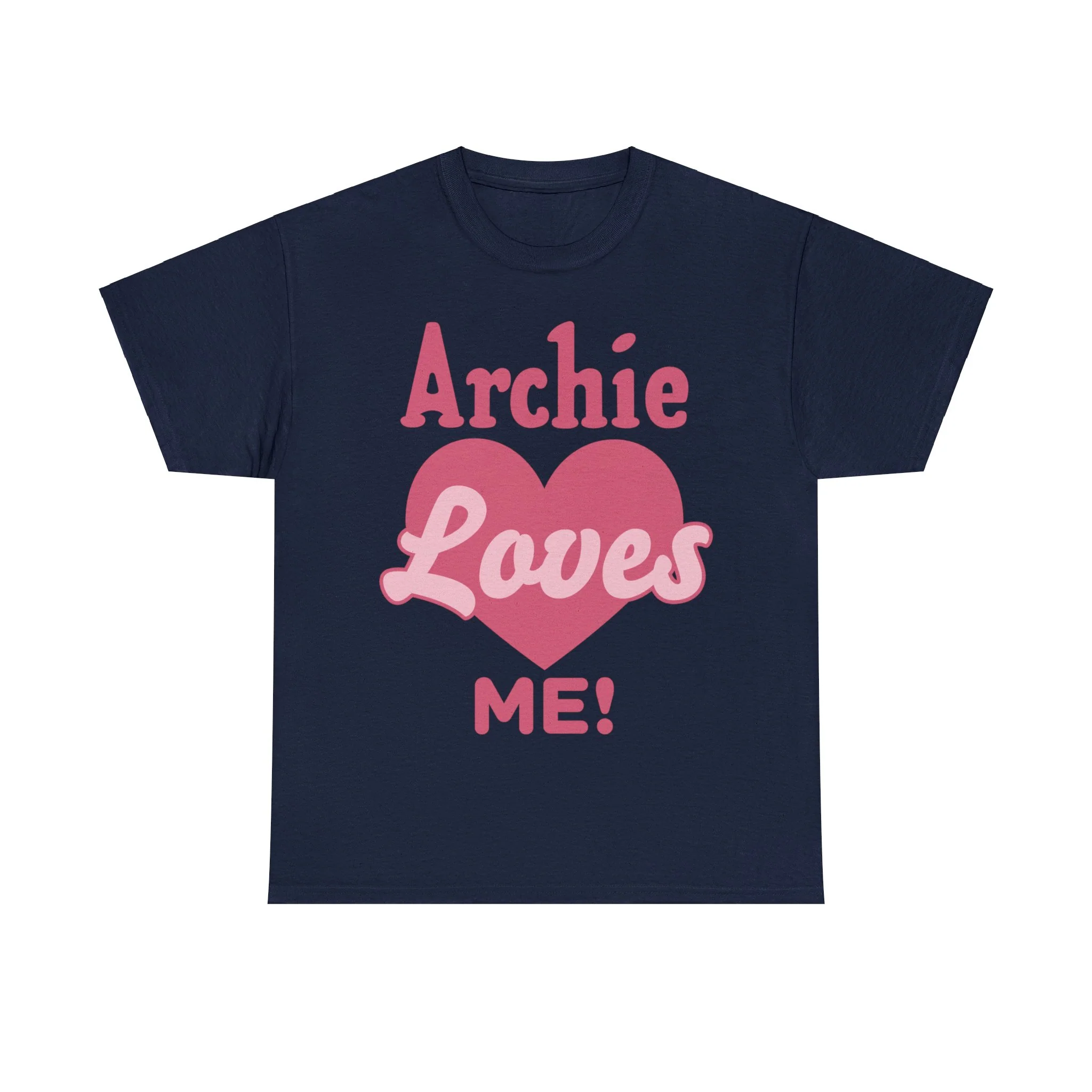 Archie Loves Me! Graphic T-Shirt (Unisex Heavy Cotton Tee) featuring Archie, Betty, and Veronica - Image 6