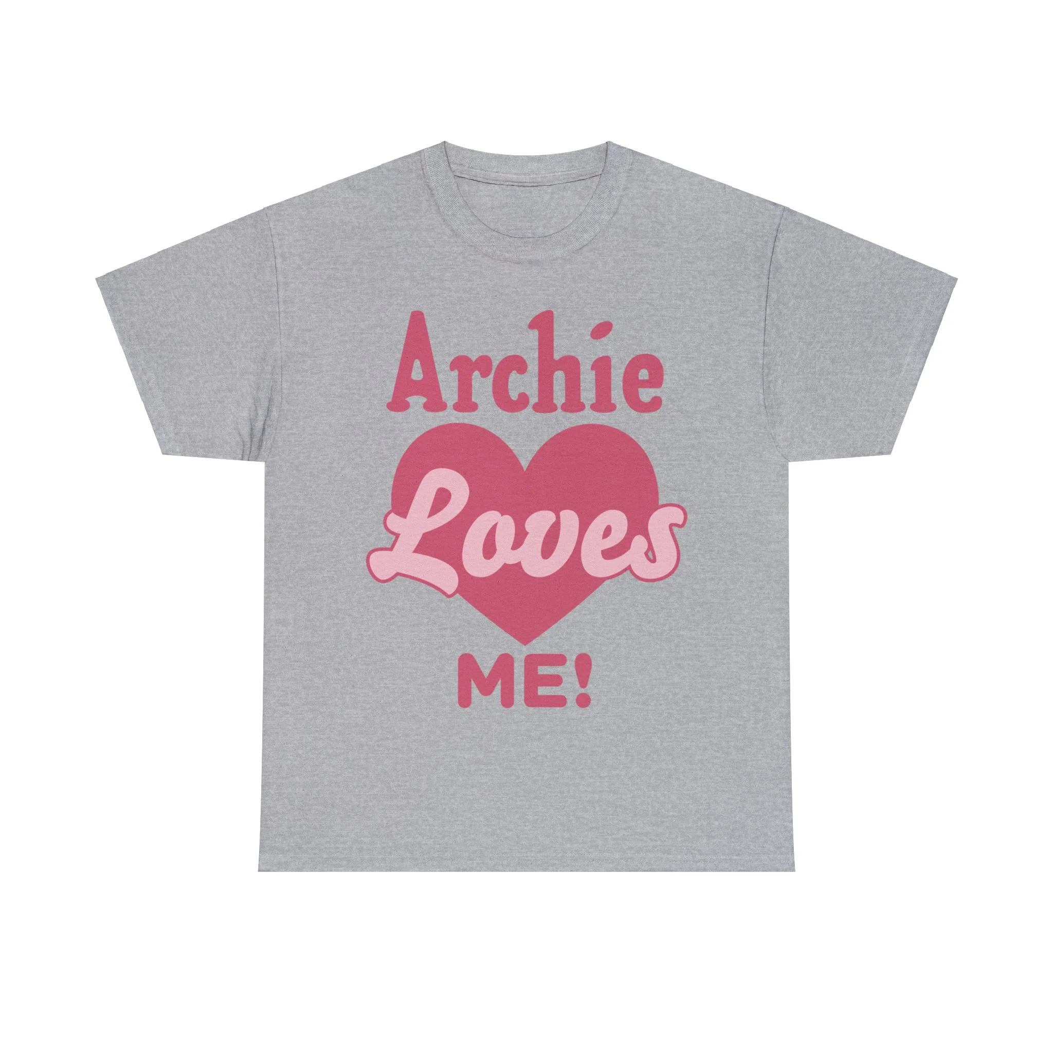 Archie Loves Me! Graphic T-Shirt (Unisex Heavy Cotton Tee) featuring Archie, Betty, and Veronica - Image 7